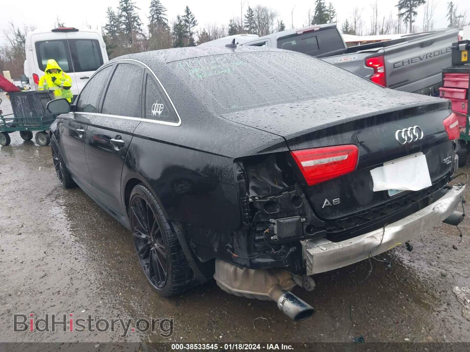 2014 AUDI A6 - VIN: WAUHGAFC3EN013418 - Фото 3