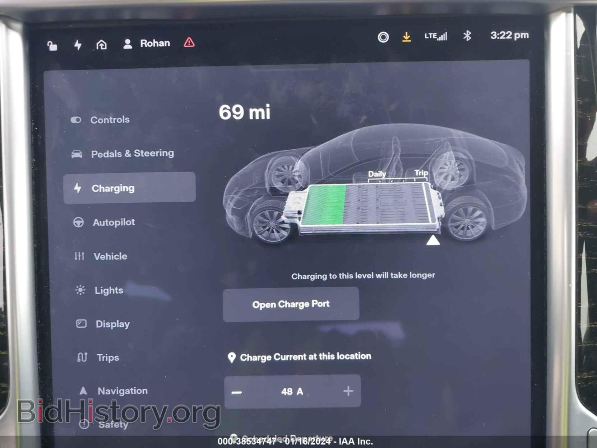 2016 TESLA MODEL S - VIN: 5YJSA1E18GF175637 - Фото 18