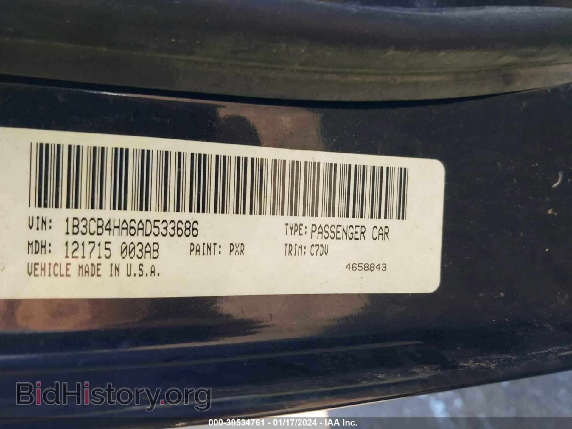 2010 DODGE CALIBER - VIN: 1B3CB4HA6AD533686 - Фото 9