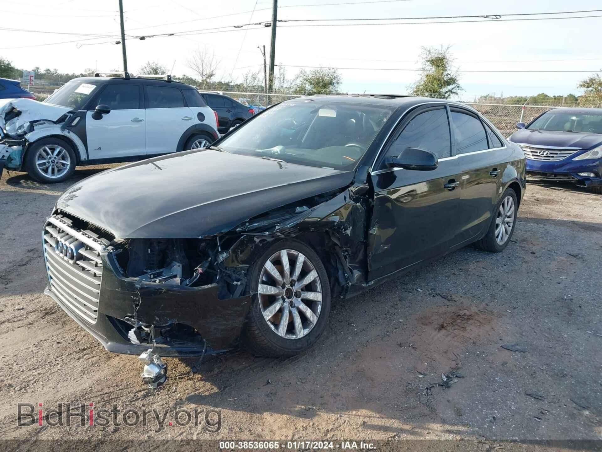 2013 AUDI A4 - VIN: WAUAFAFL4DN014919 - Фото 2