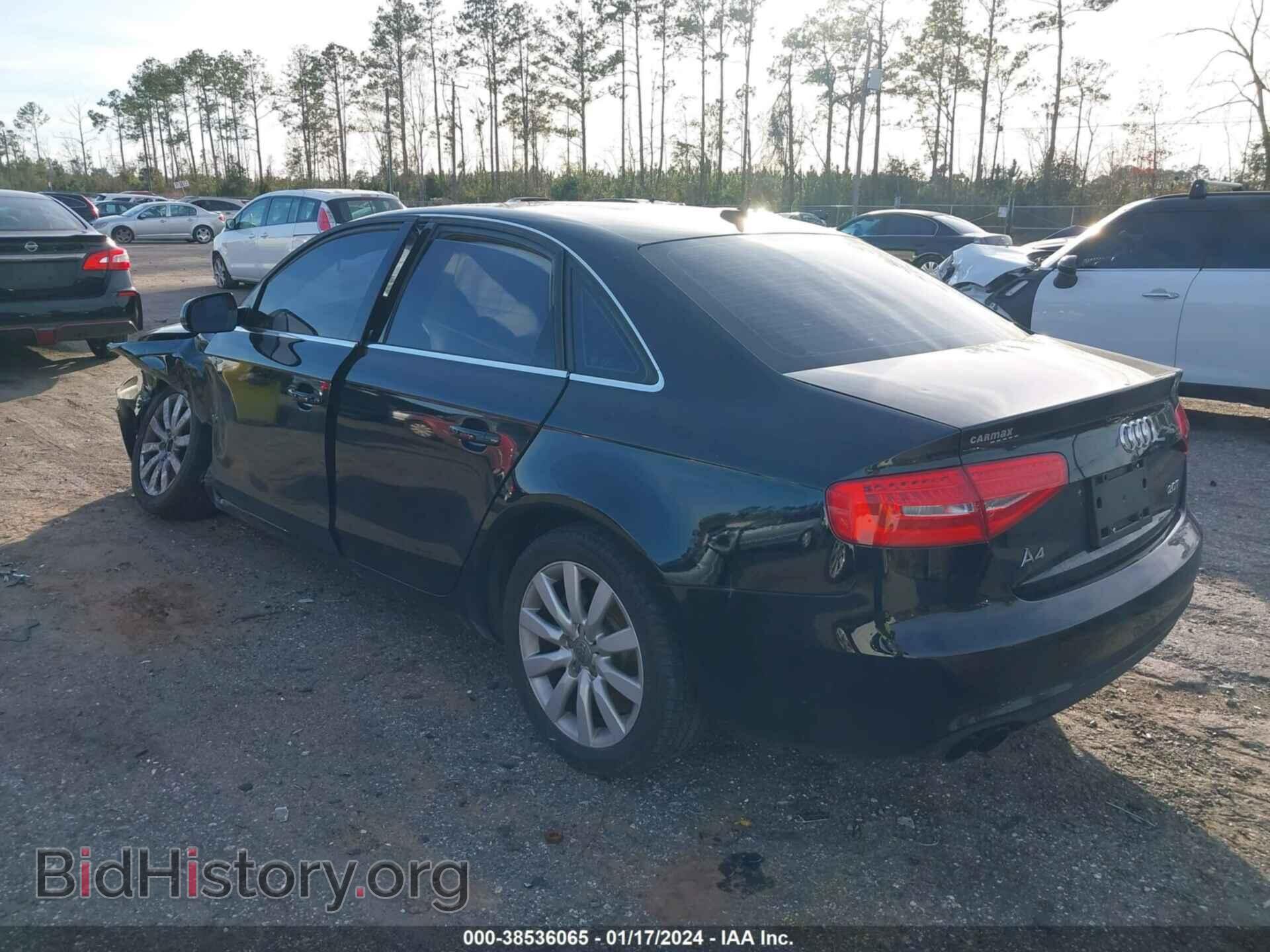 2013 AUDI A4 - VIN: WAUAFAFL4DN014919 - Фото 3