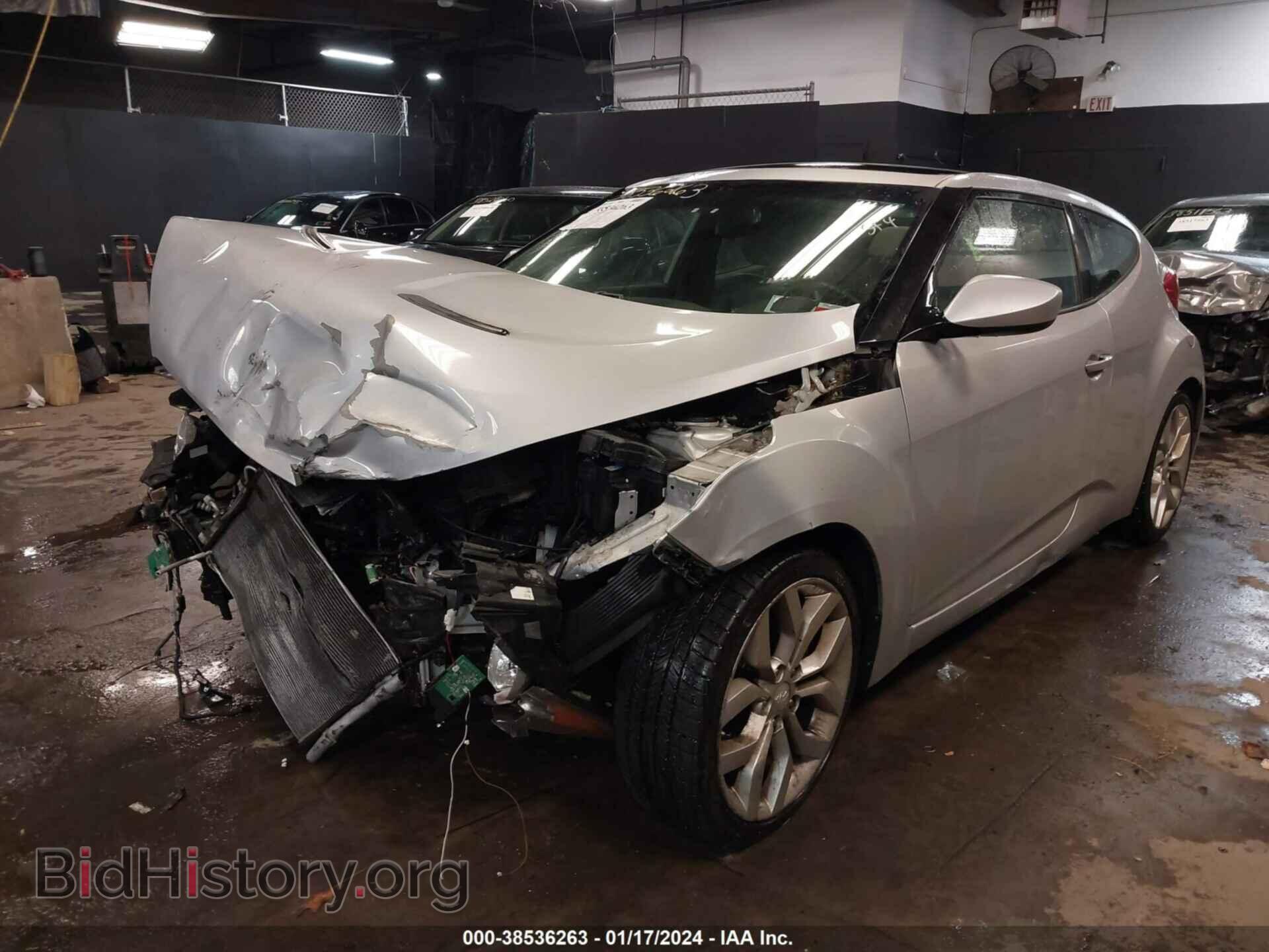2012 HYUNDAI VELOSTER - VIN: KMHTC6AD1CU073136 - Фото 2