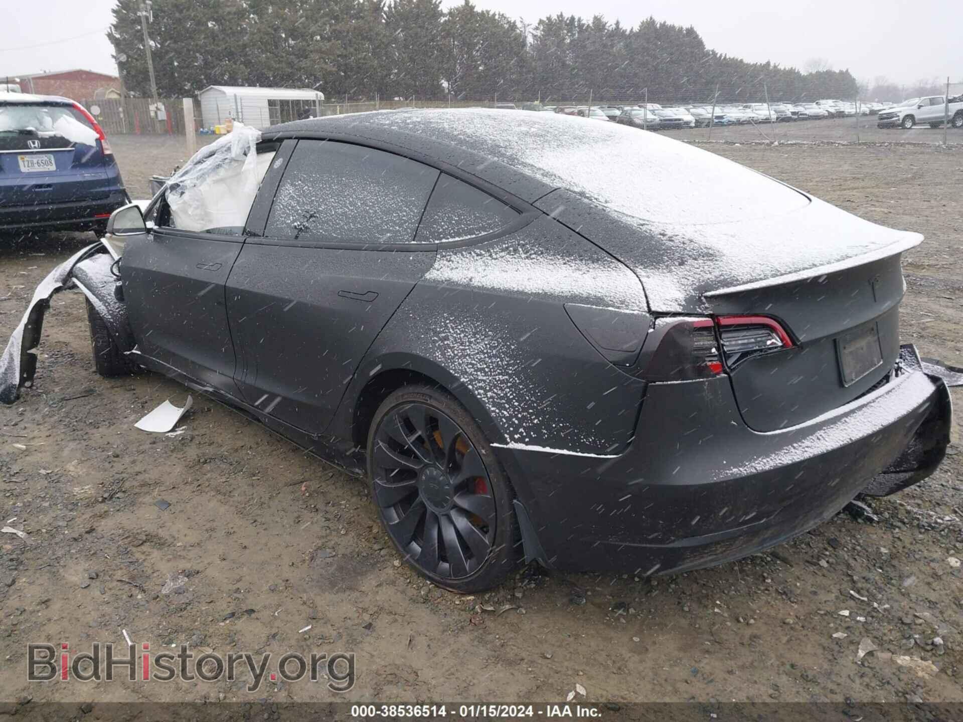 2021 TESLA MODEL 3 - VIN: 5YJ3E1EC7MF100031 - Фото 3