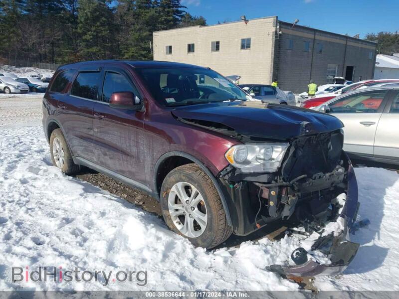 2012 Dodge DURANGO SXT (VIN 1C4RDJAG0CC147029) — фото 1 из 12, IAAI, повреждение: передняя часть