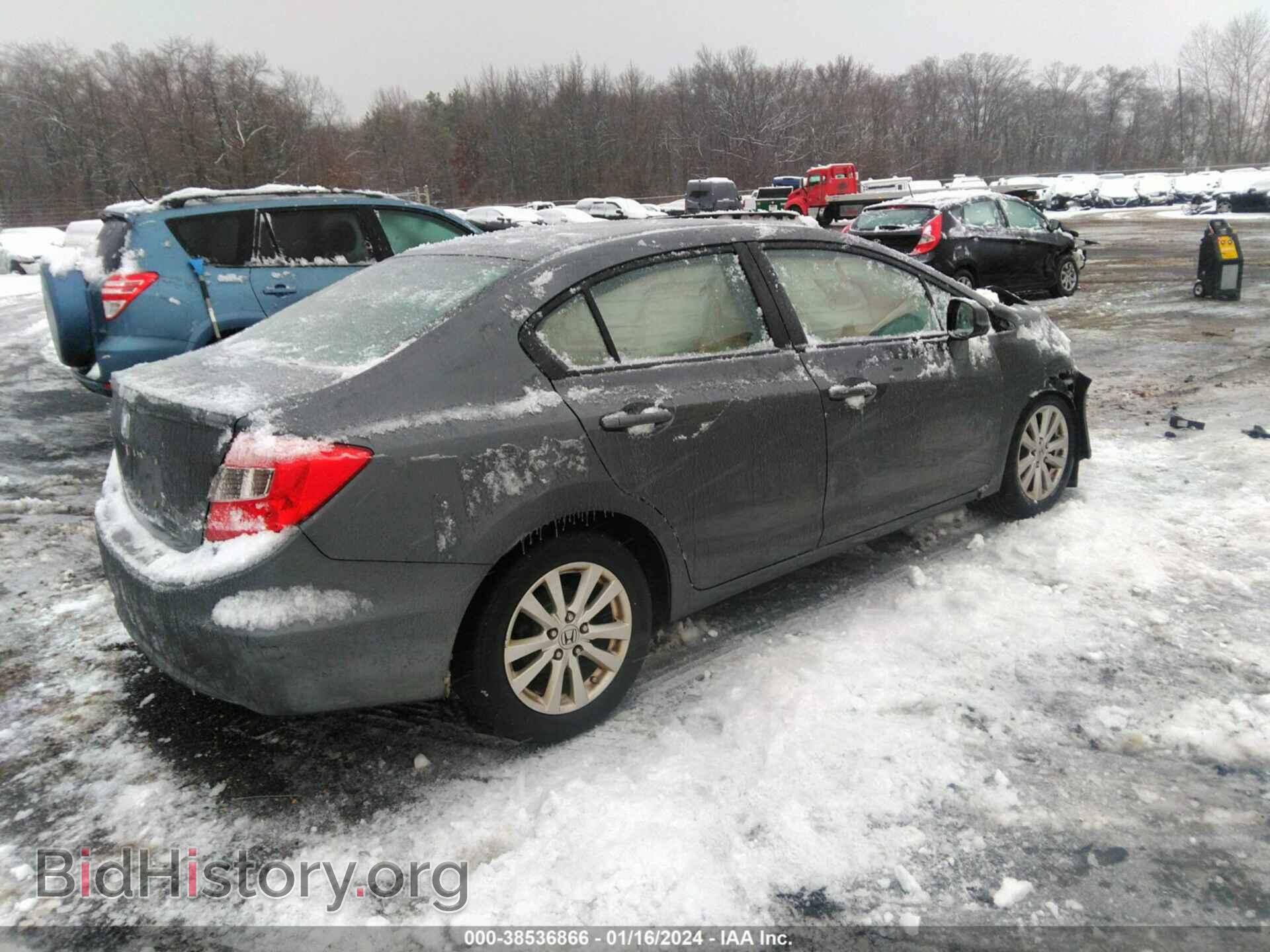 2012 HONDA CIVIC - VIN: 2HGFB2F93CH525335 - Фото 4