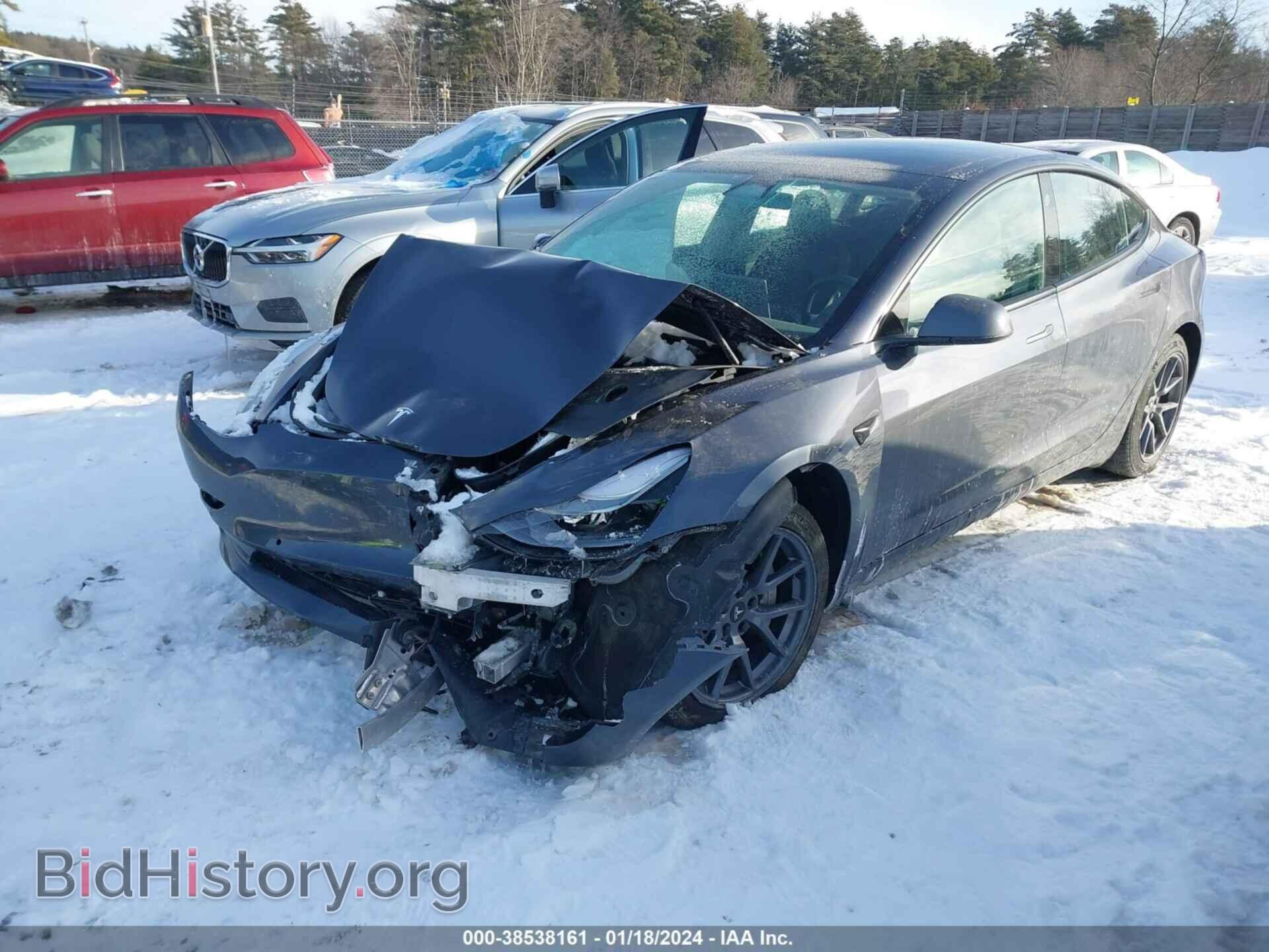 2022 TESLA MODEL 3 - VIN: 5YJ3E1EB6NF257431 - Фото 2