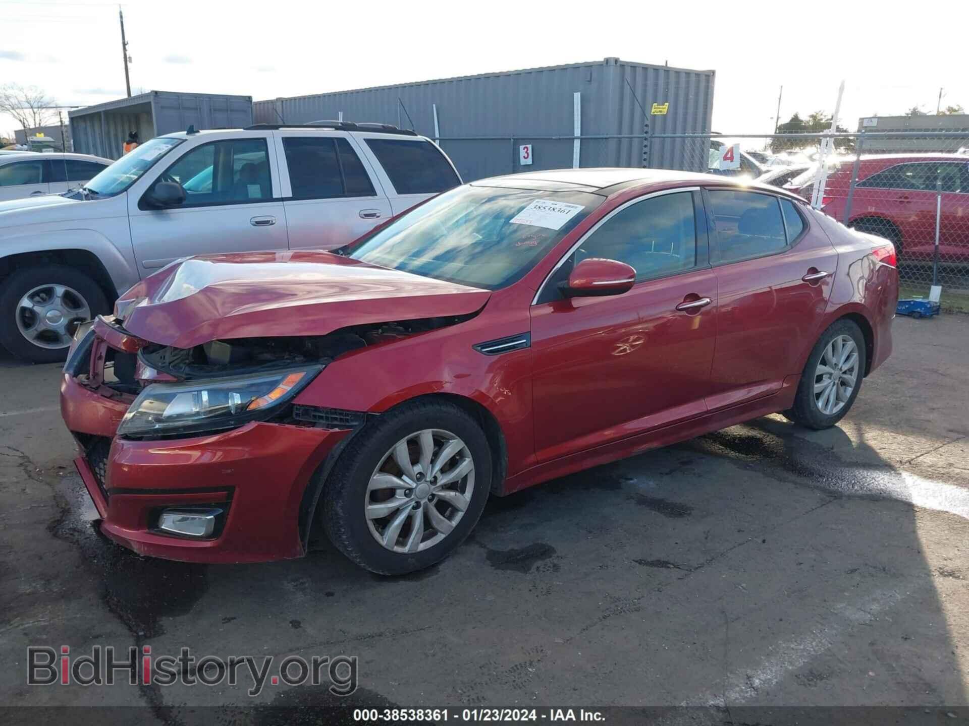 2015 KIA OPTIMA - VIN: 5XXGN4A74FG399084 - Фото 2