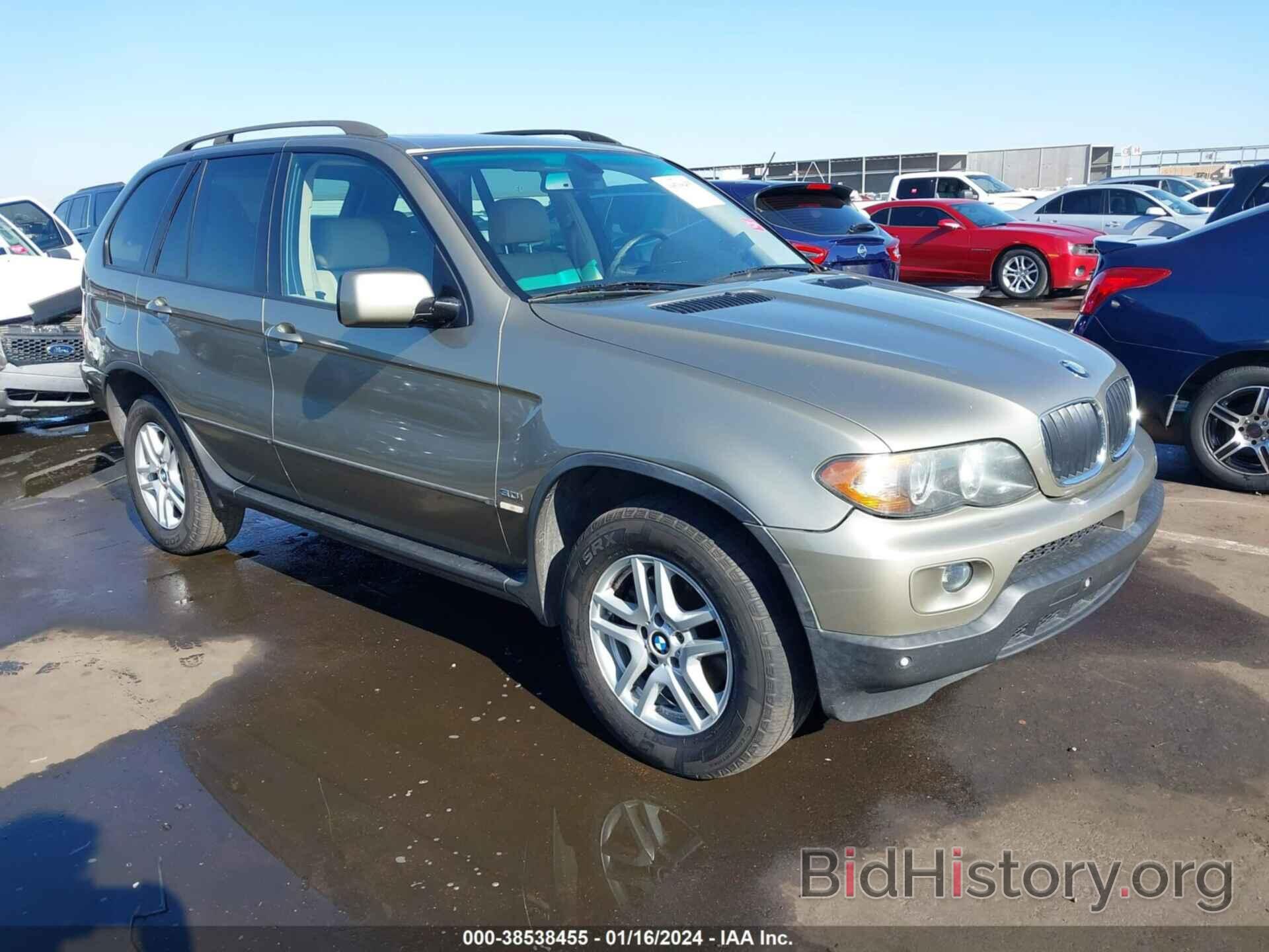 Photo 5UXFA13576LY47575 - BMW X5 2006