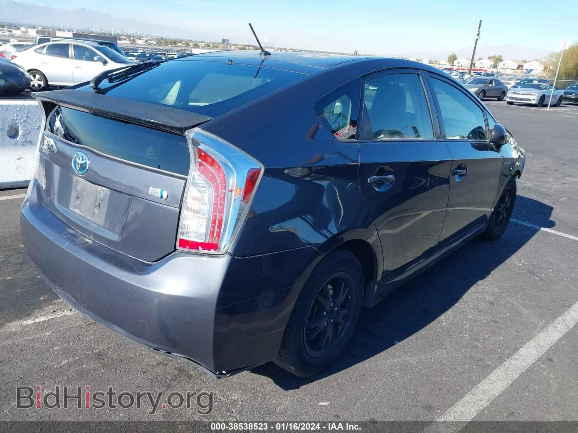 2012 TOYOTA PRIUS - VIN: JTDKN3DU8C1567337 - Фото 4