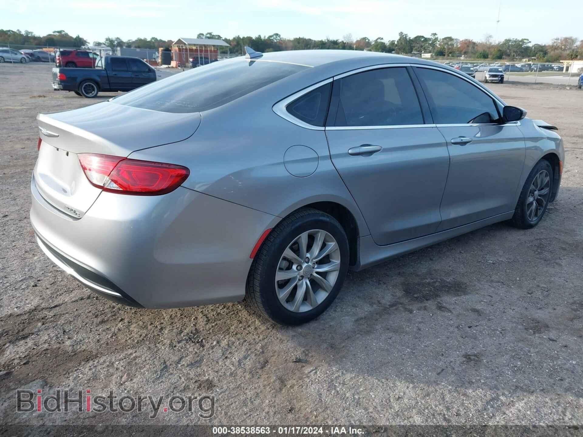 2016 CHRYSLER 200 - VIN: 1C3CCCCB6GN108434 - Фото 4