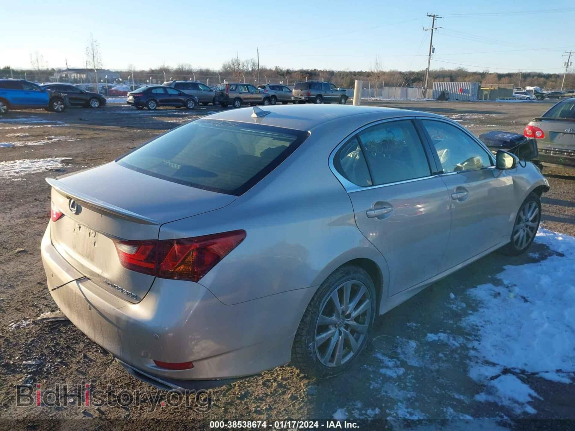 2013 LEXUS GS 350 - VIN: JTHCE1BL9D5015180 - Фото 4