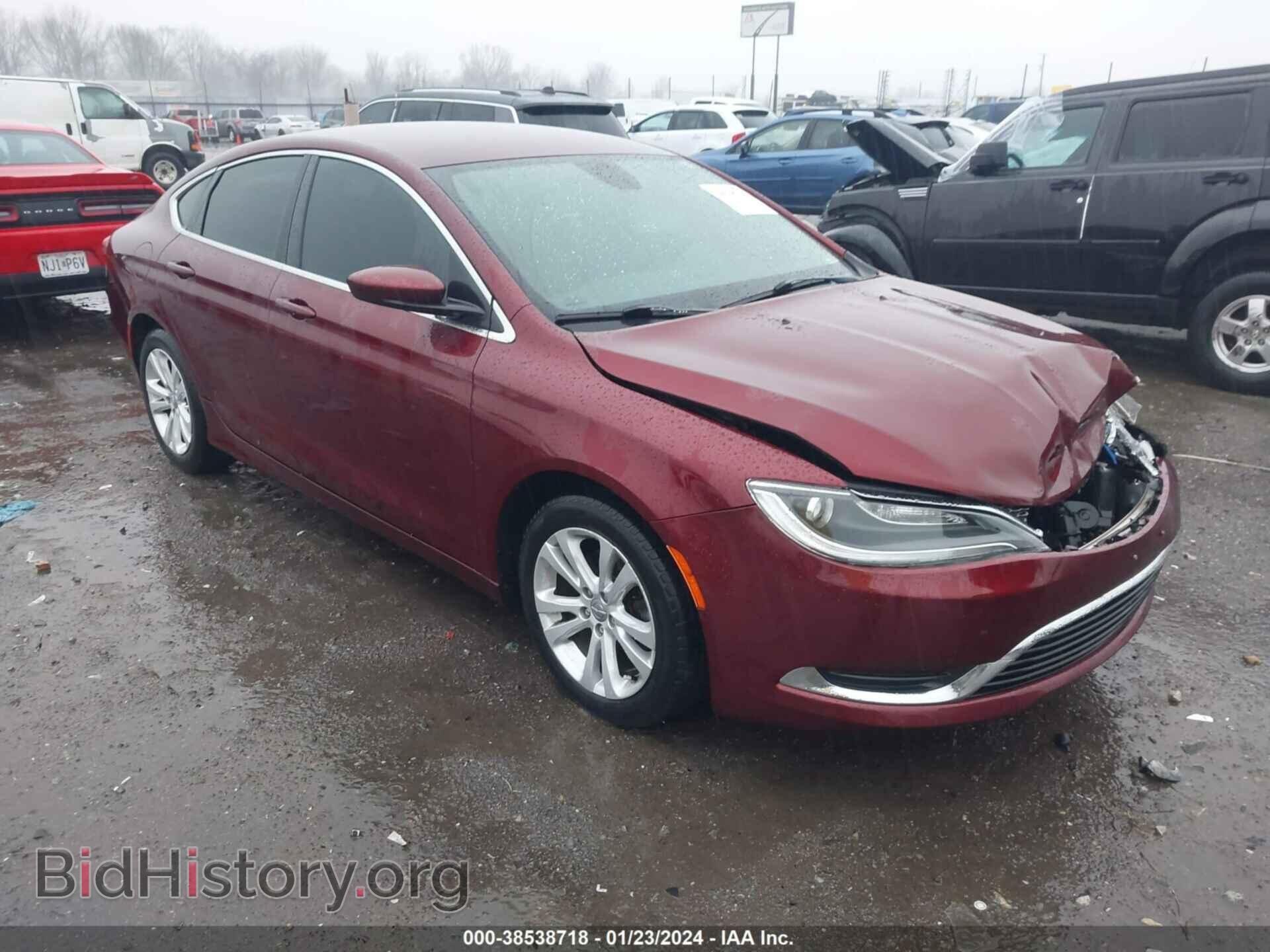 Фотография 1C3CCCAB2GN151140 - CHRYSLER 200 2016