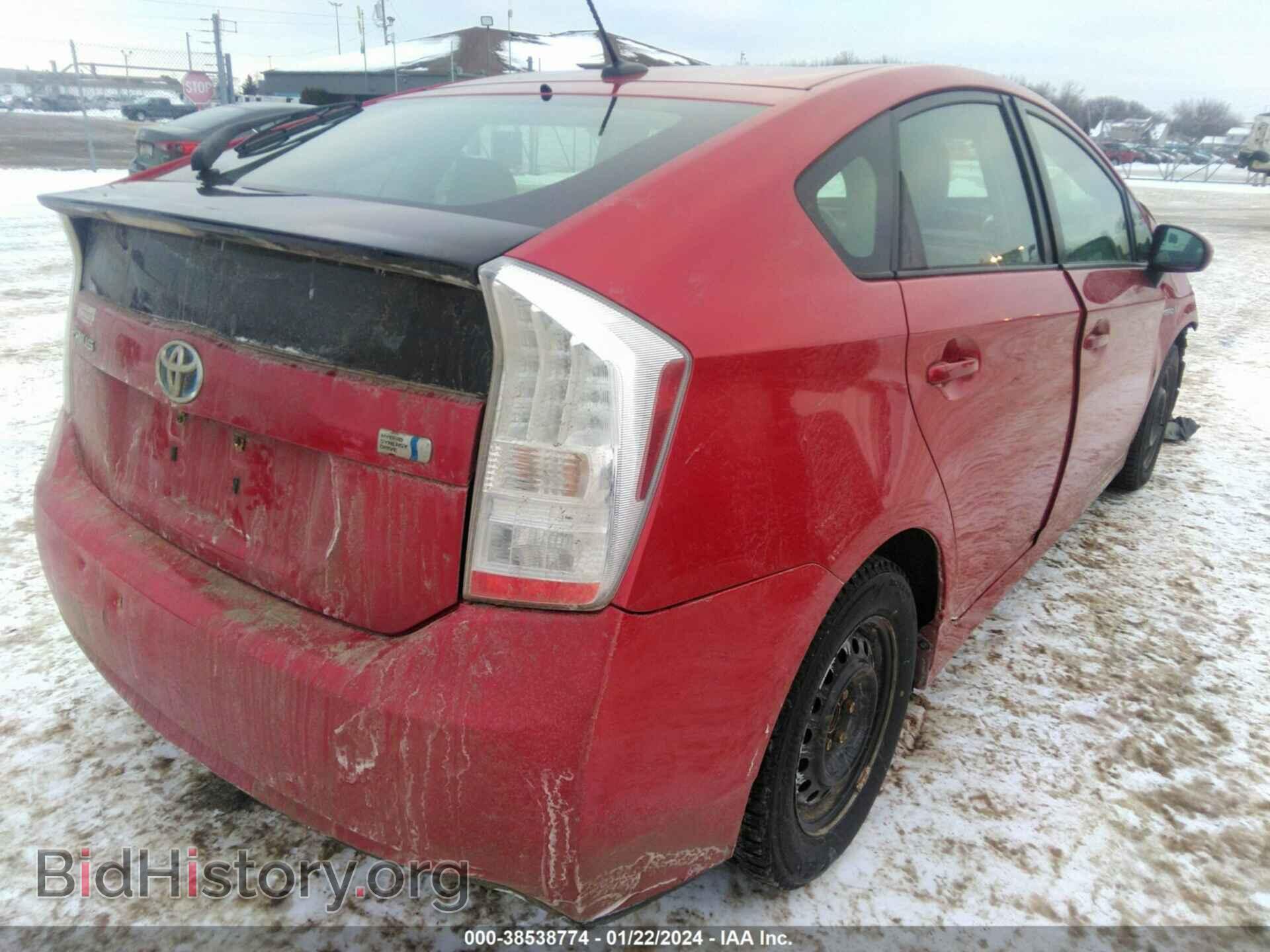 2011 TOYOTA PRIUS - VIN: JTDKN3DU2B1419084 - Фото 4