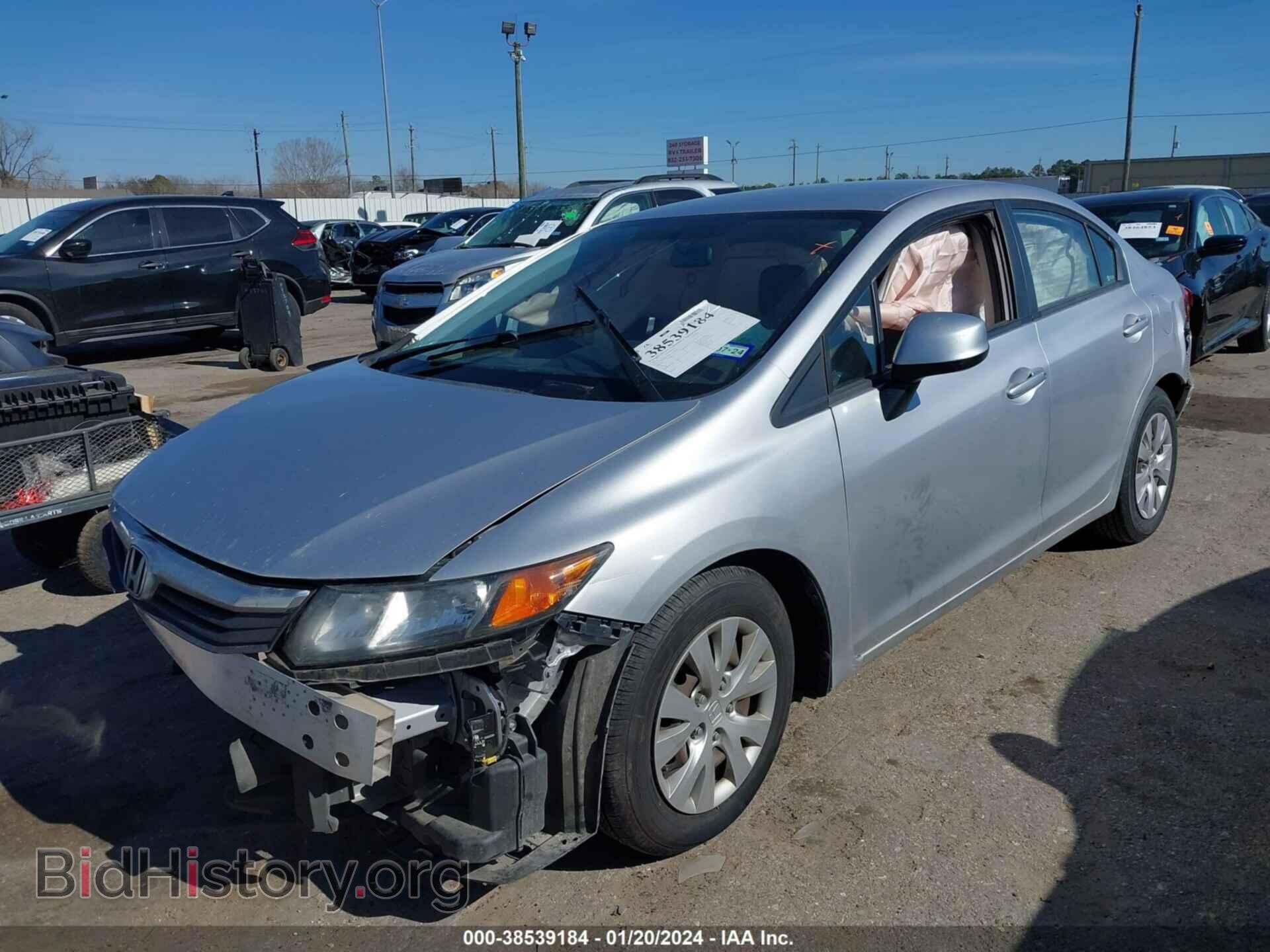 2012 HONDA CIVIC - VIN: 19XFB2F58CE079920 - Фото 2