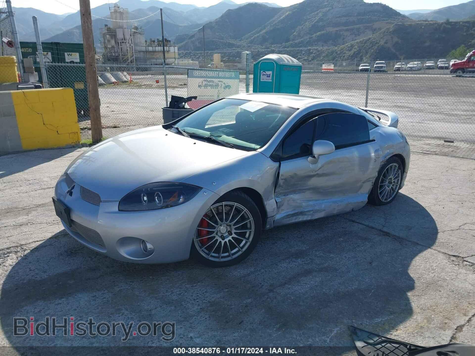 2007 MITSUBISHI ECLIPSE - VIN: 4A3AK34TX7E043839 - Фото 2