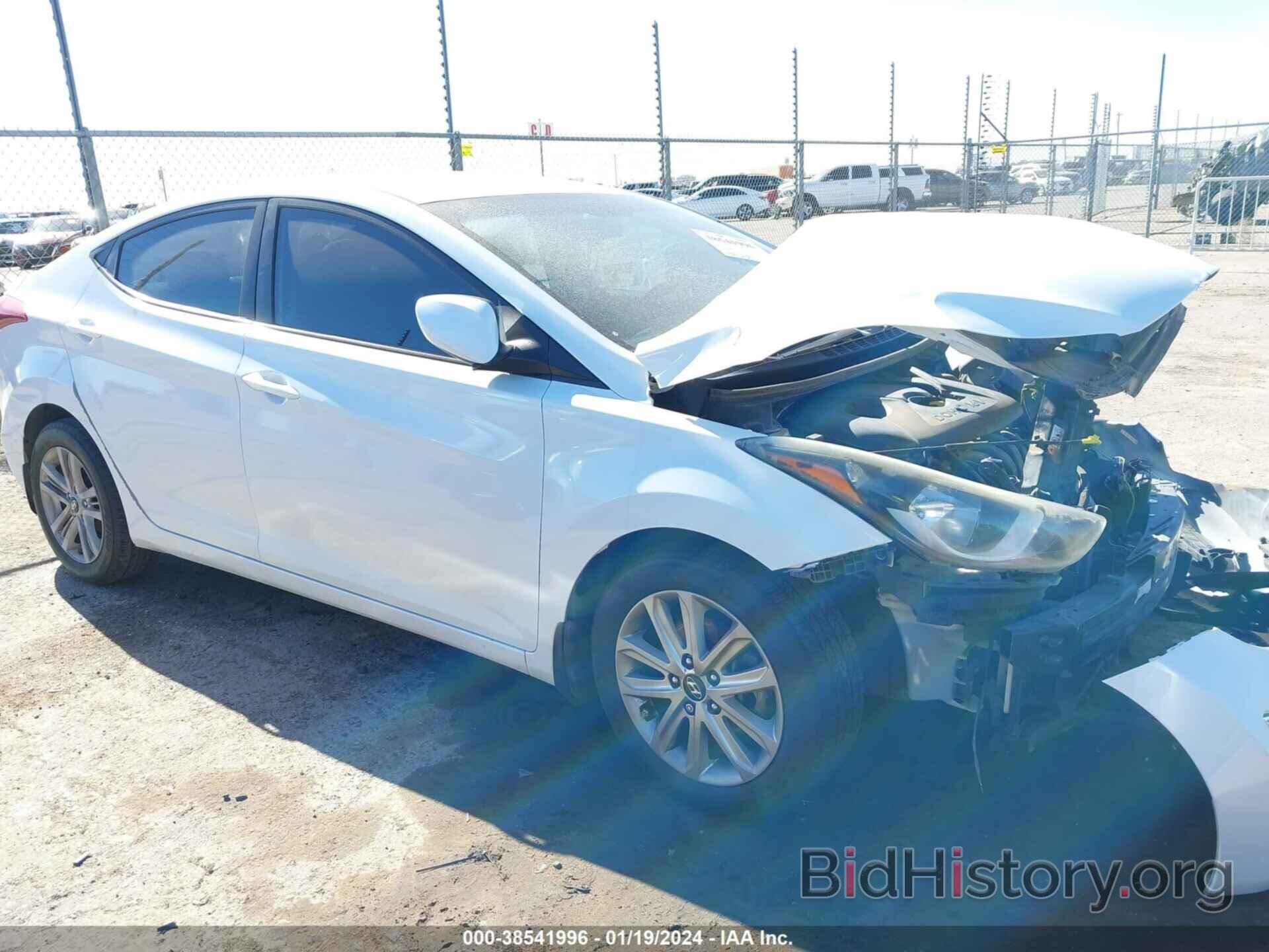 Photo 5NPDH4AE3FH599287 - HYUNDAI ELANTRA 2015