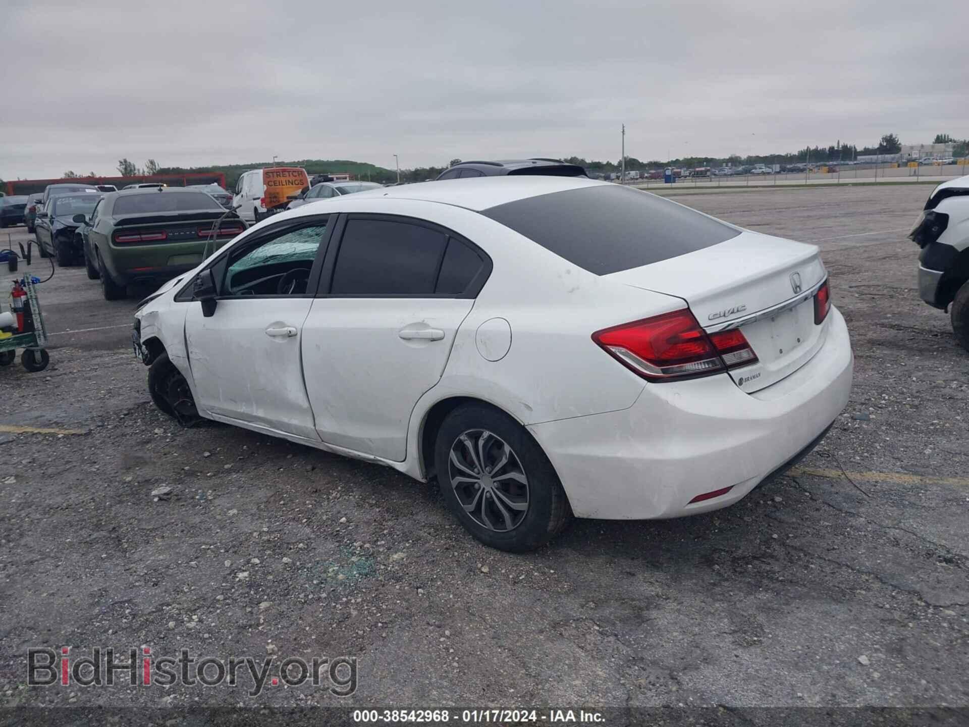 2013 HONDA CIVIC - VIN: 19XFB2F51DE044749 - Фото 3