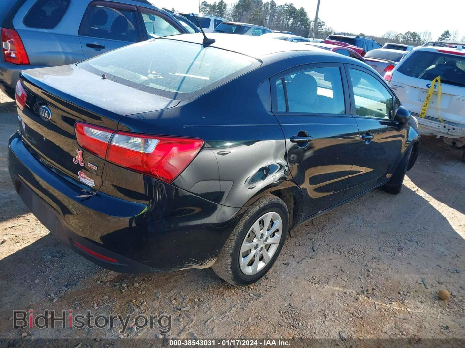 2013 KIA RIO - VIN: KNADM4A37D6235243 - Фото 4