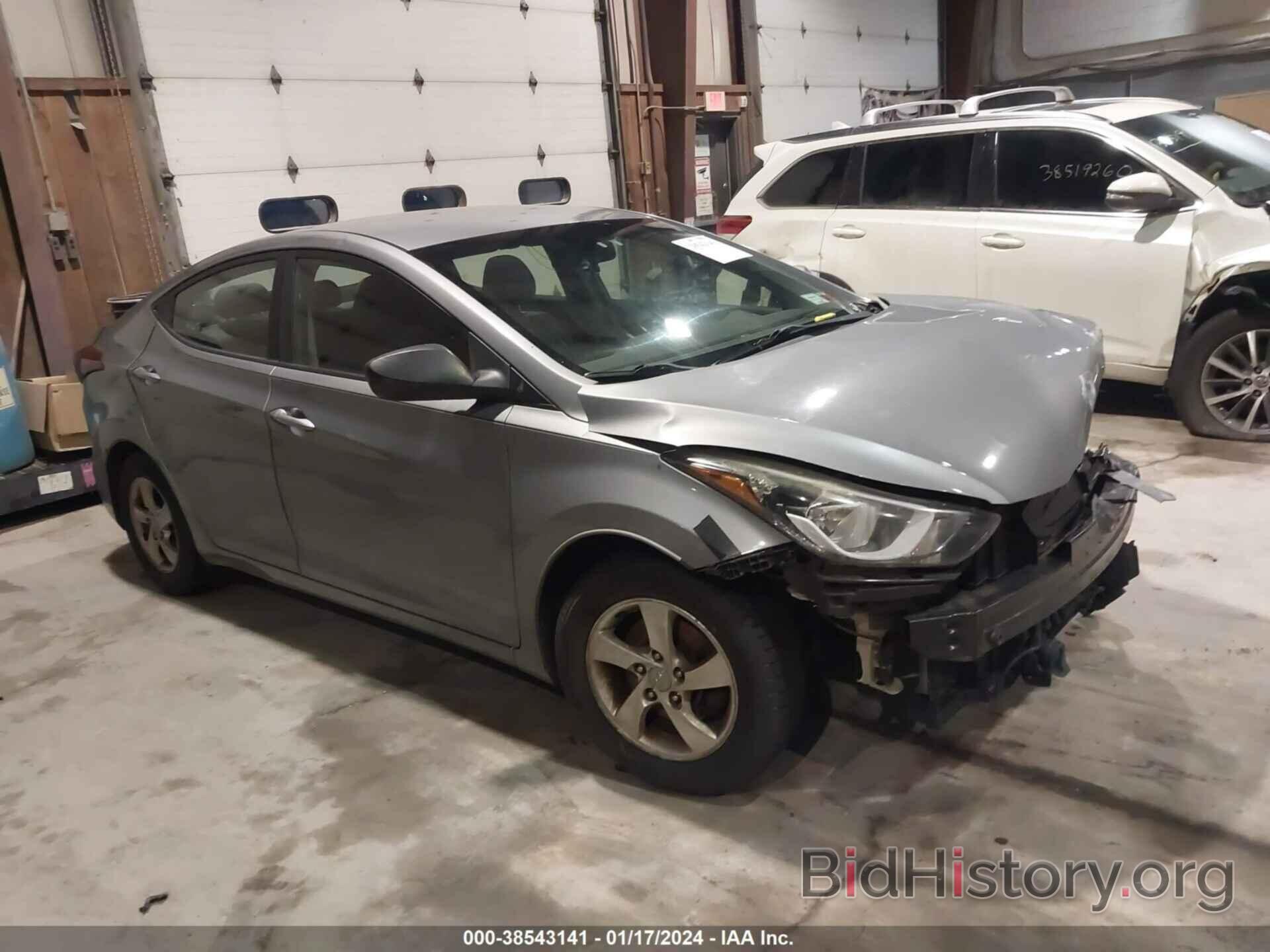 Photo KMHDH4AE7EU212997 - HYUNDAI ELANTRA 2014