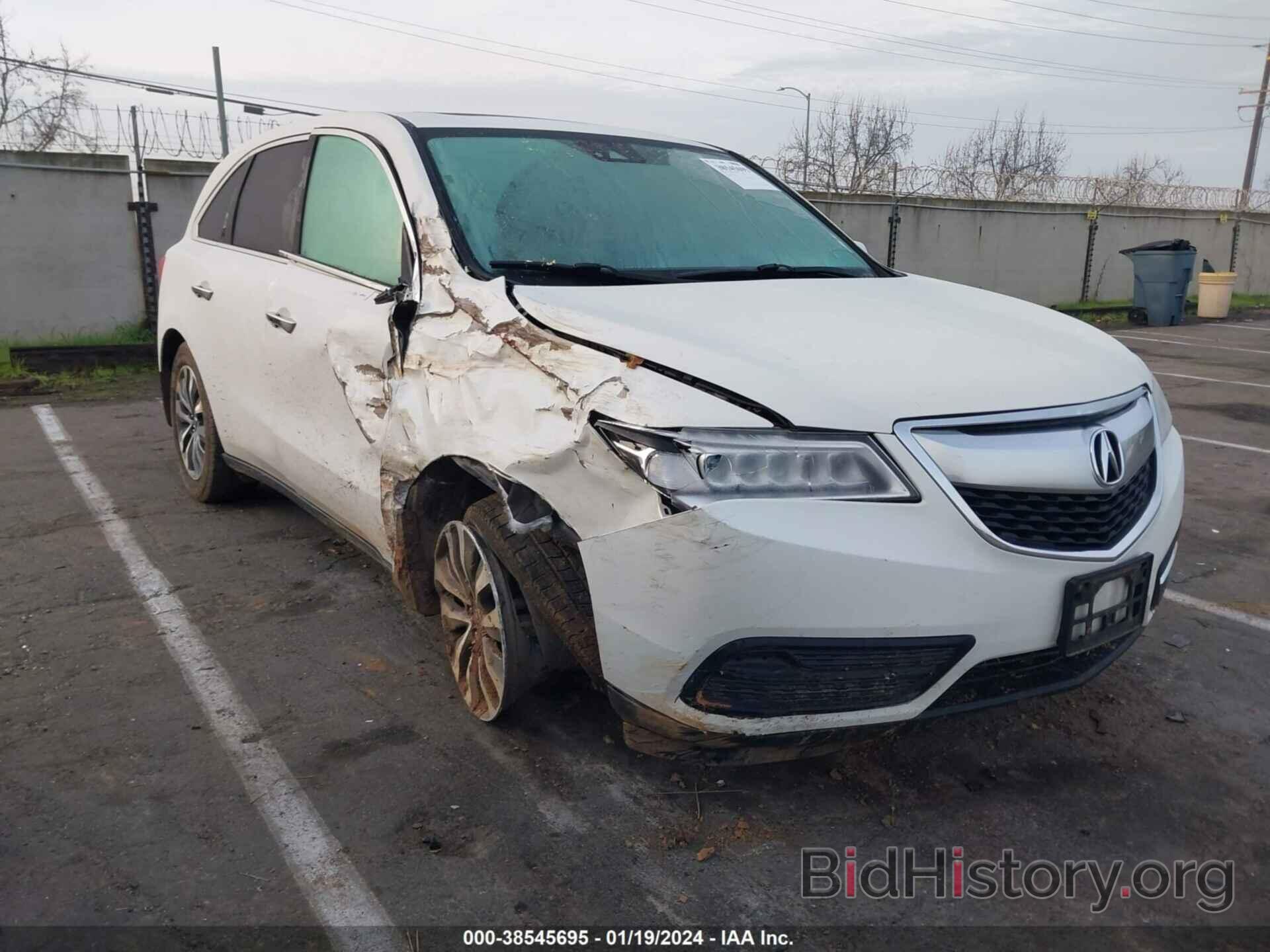 Фотография 5FRYD4H41GB039342 - ACURA MDX 2016