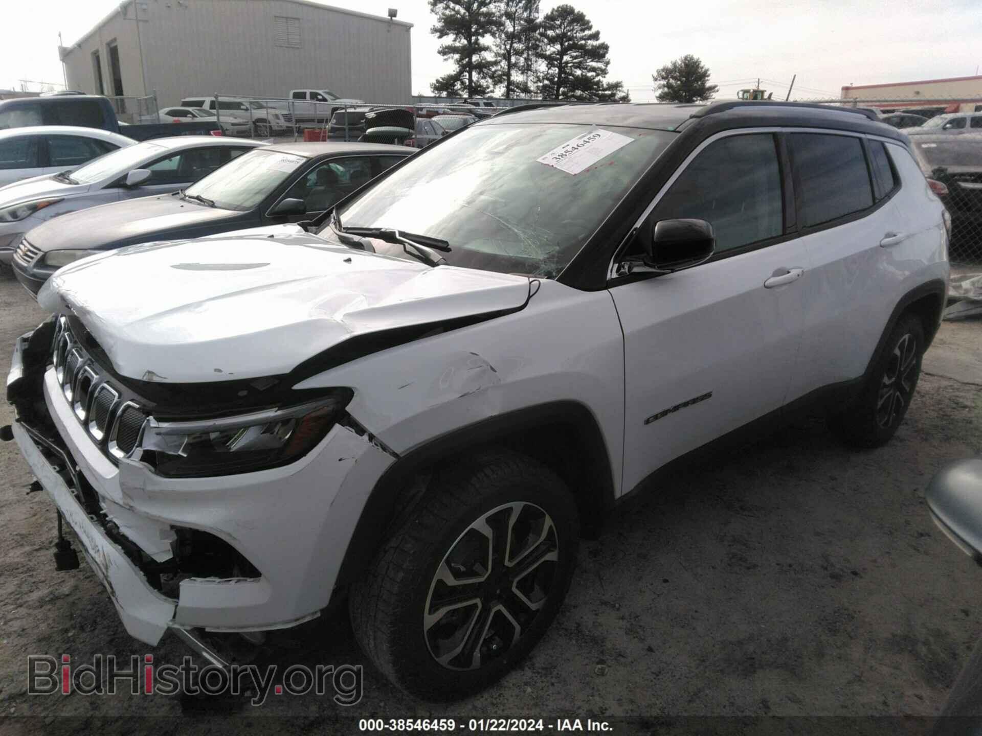 2022 JEEP COMPASS - VIN: 3C4NJDCB6NT173233 - Фото 2