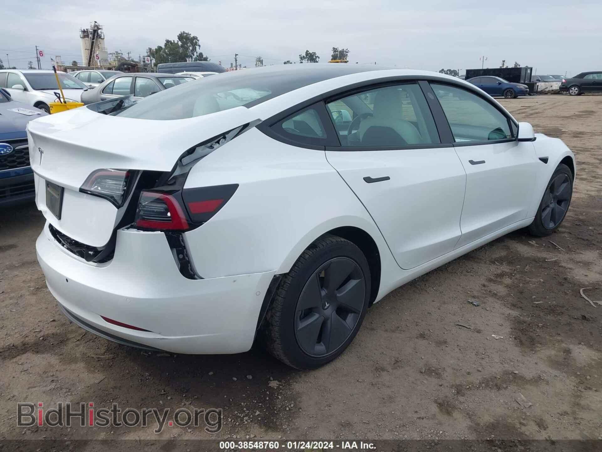 2022 TESLA MODEL 3 - VIN: 5YJ3E1EA3NF374701 - Фото 4