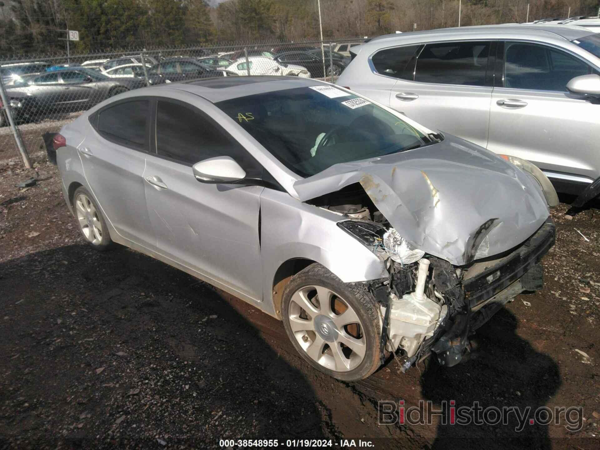 Photo KMHDH4AE7CU448319 - HYUNDAI ELANTRA 2012