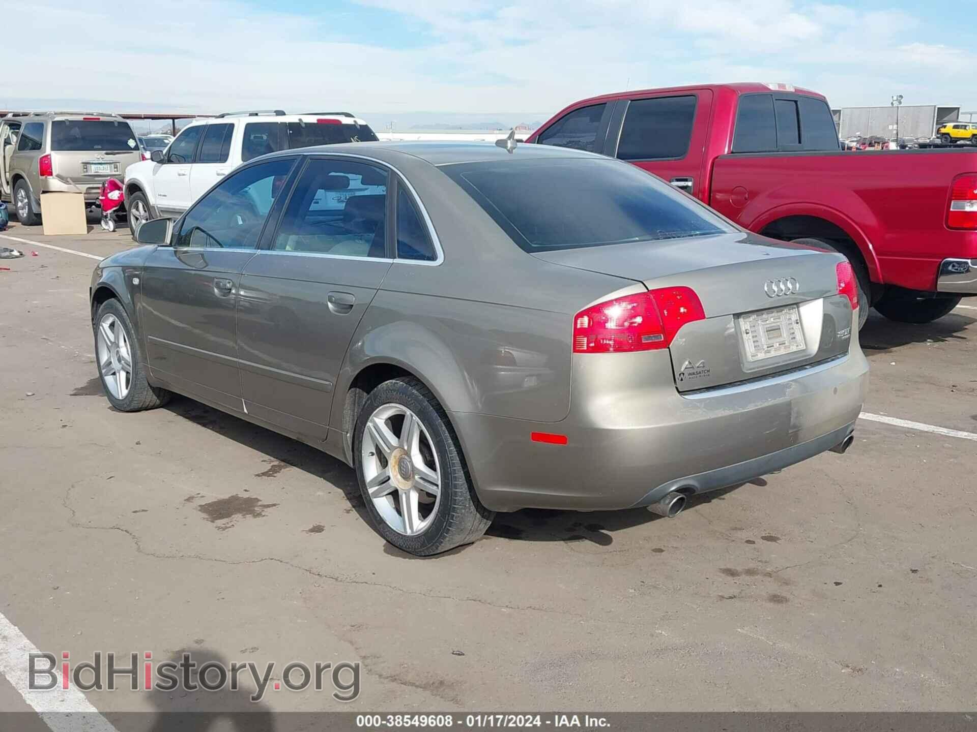 2007 AUDI A4 - VIN: WAUDF78E67A101683 - Фото 3
