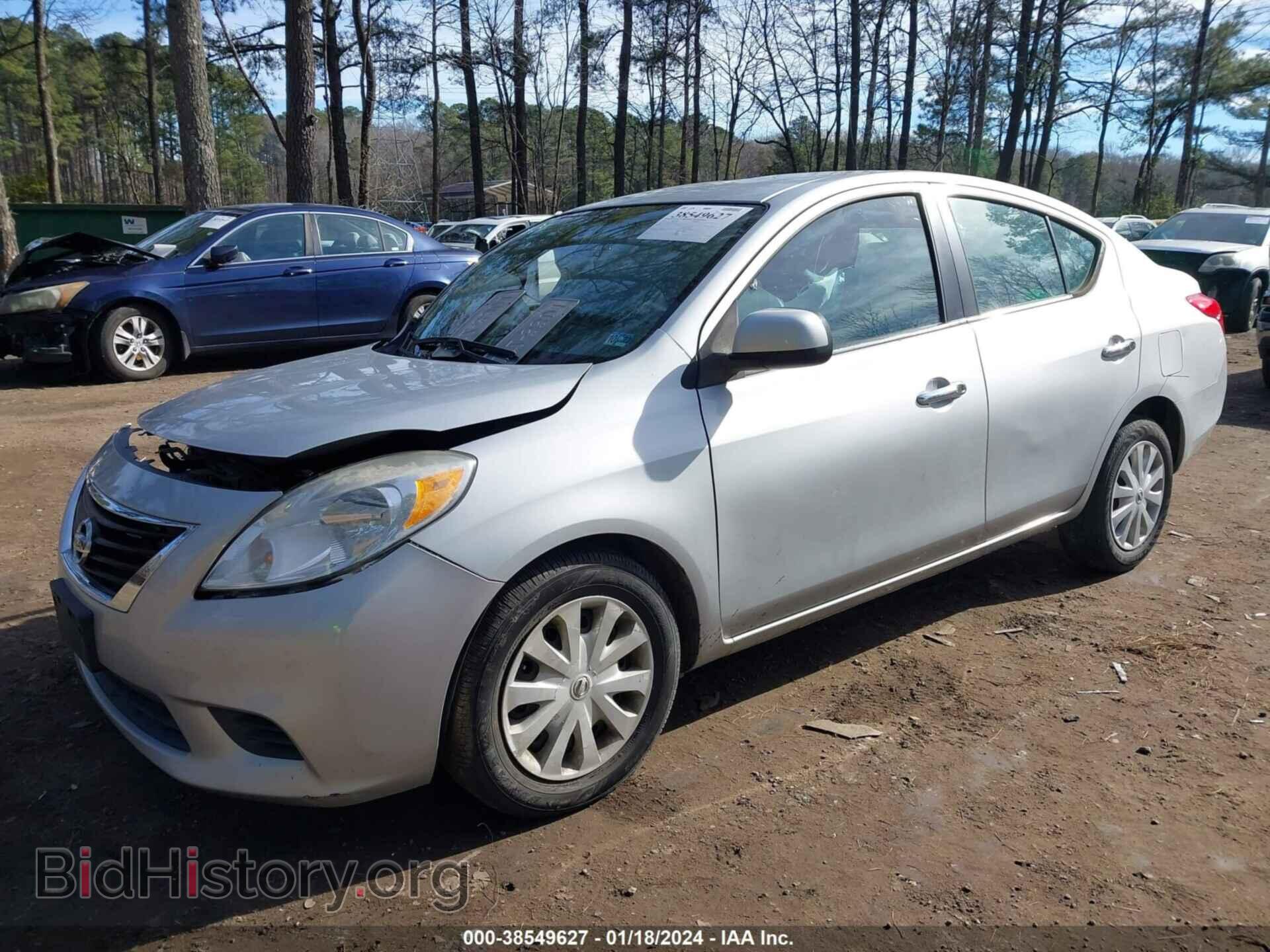 2012 NISSAN VERSA - VIN: 3N1CN7AP3CL856633 - Фото 2