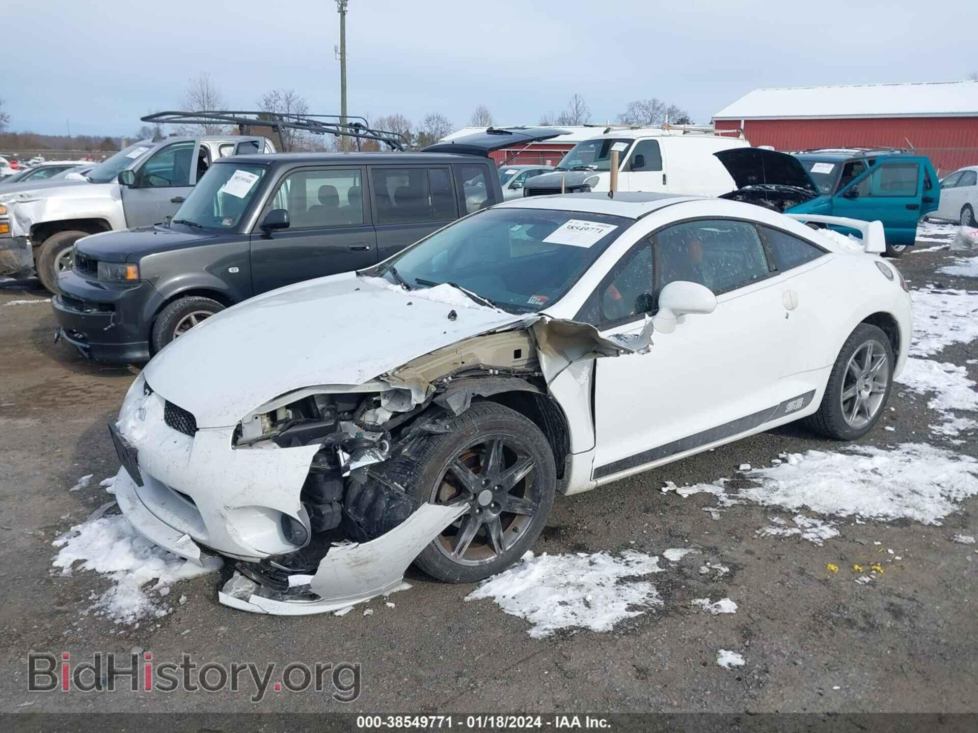 2008 MITSUBISHI ECLIPSE - VIN: 4A3AK64F88E026695 - Фото 2