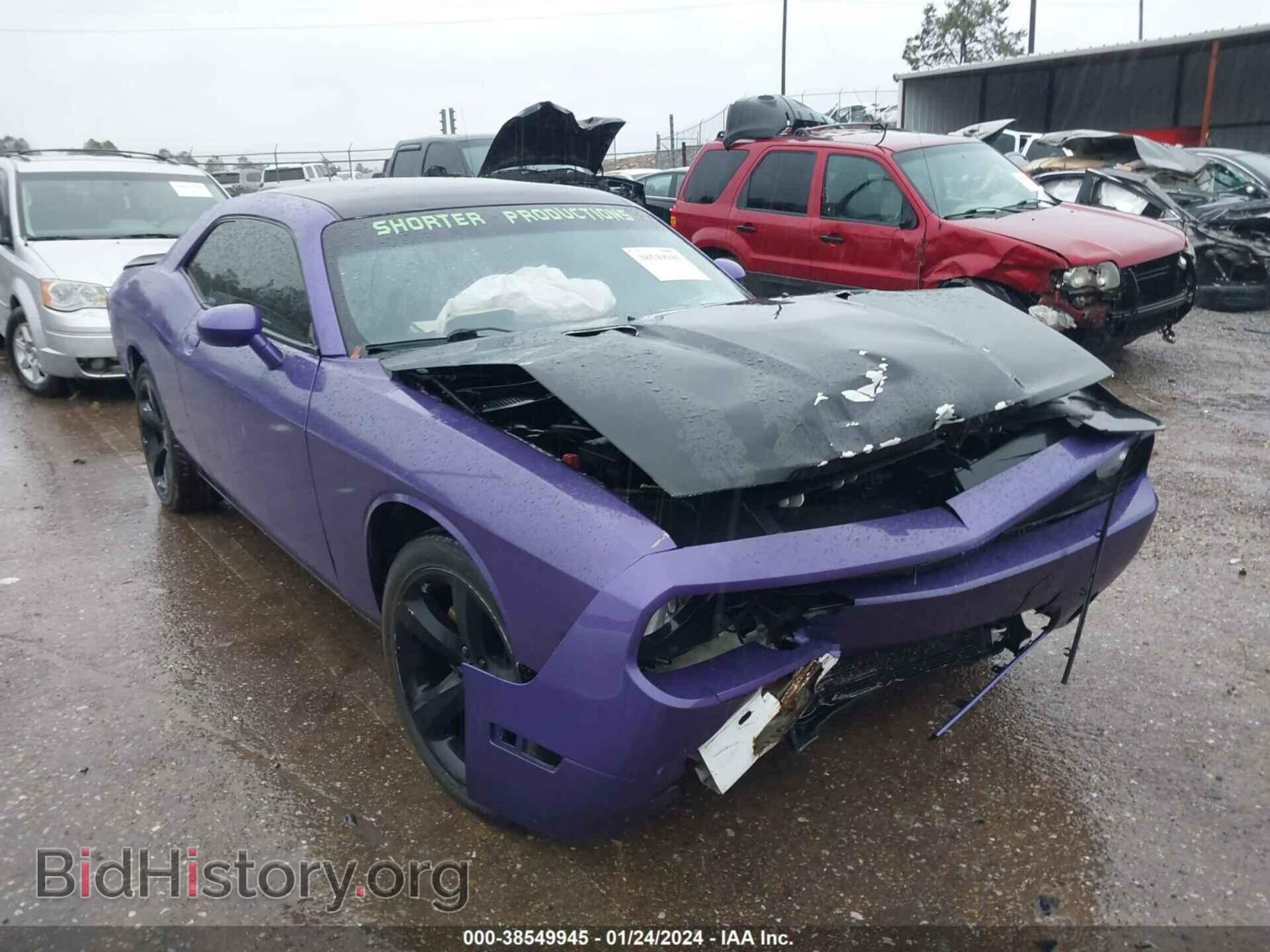 Photo 2C3CDYAG3CH130578 - DODGE CHALLENGER 2012