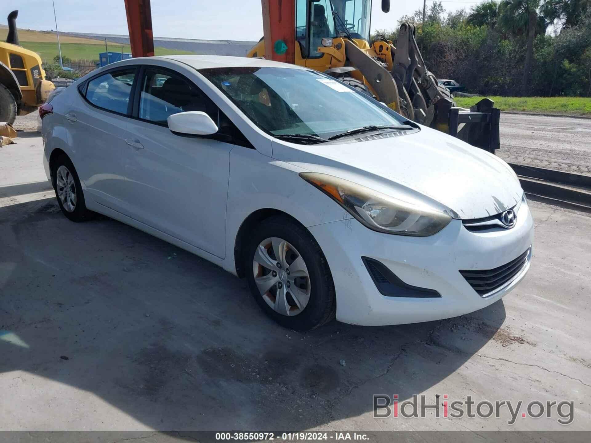 Photo 5NPDH4AE6GH754495 - HYUNDAI ELANTRA 2016