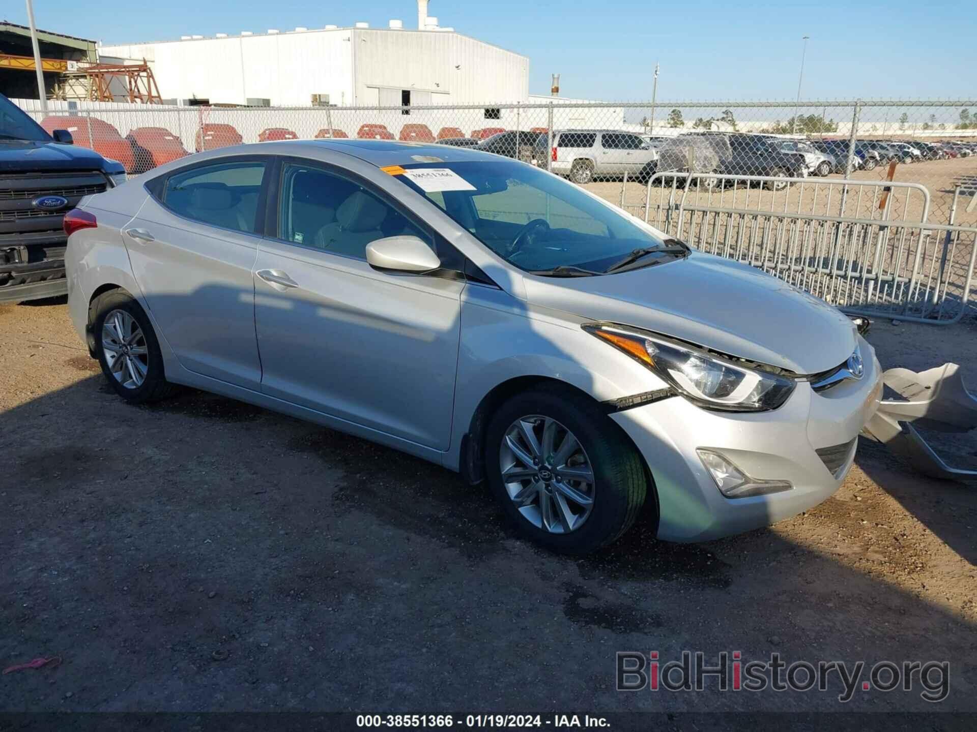 Photo 5NPDH4AE8FH616178 - HYUNDAI ELANTRA 2015