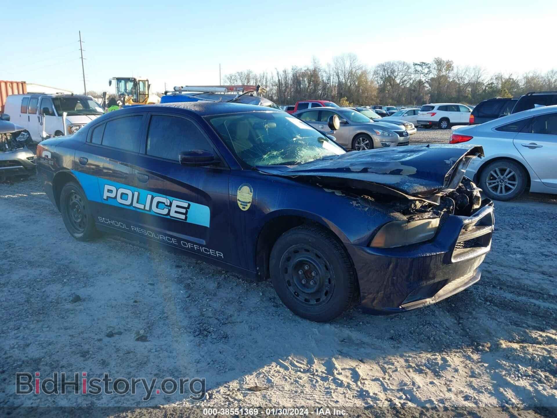 Photo 2C3CDXAT4DH722631 - DODGE CHARGER 2013