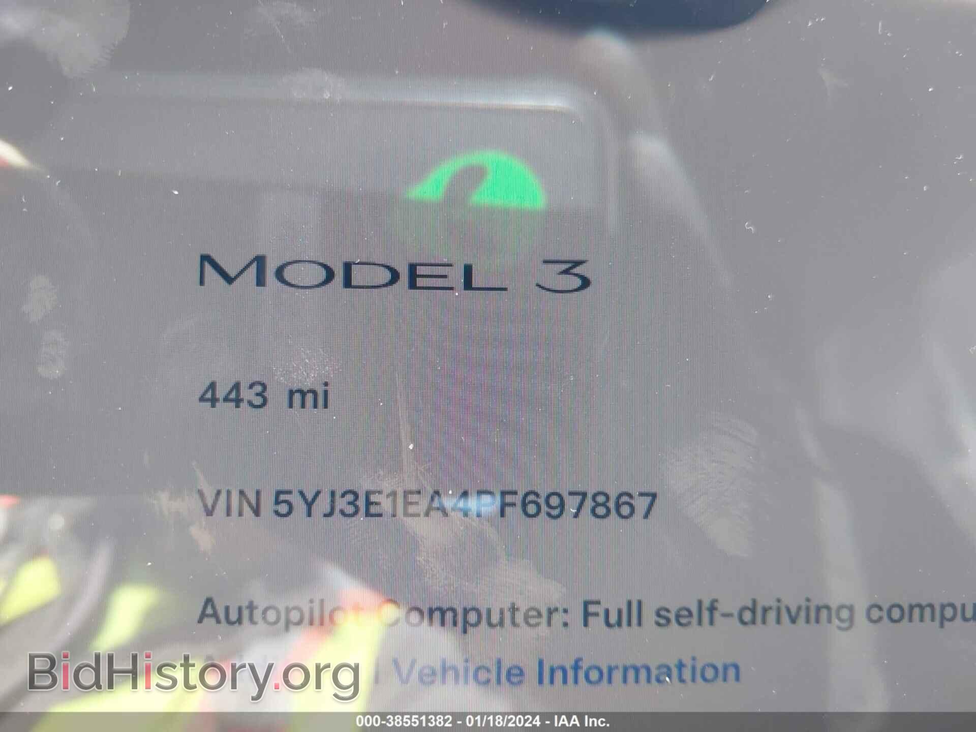 2023 TESLA MODEL 3 - VIN: 5YJ3E1EA4PF697867 - Фото 7