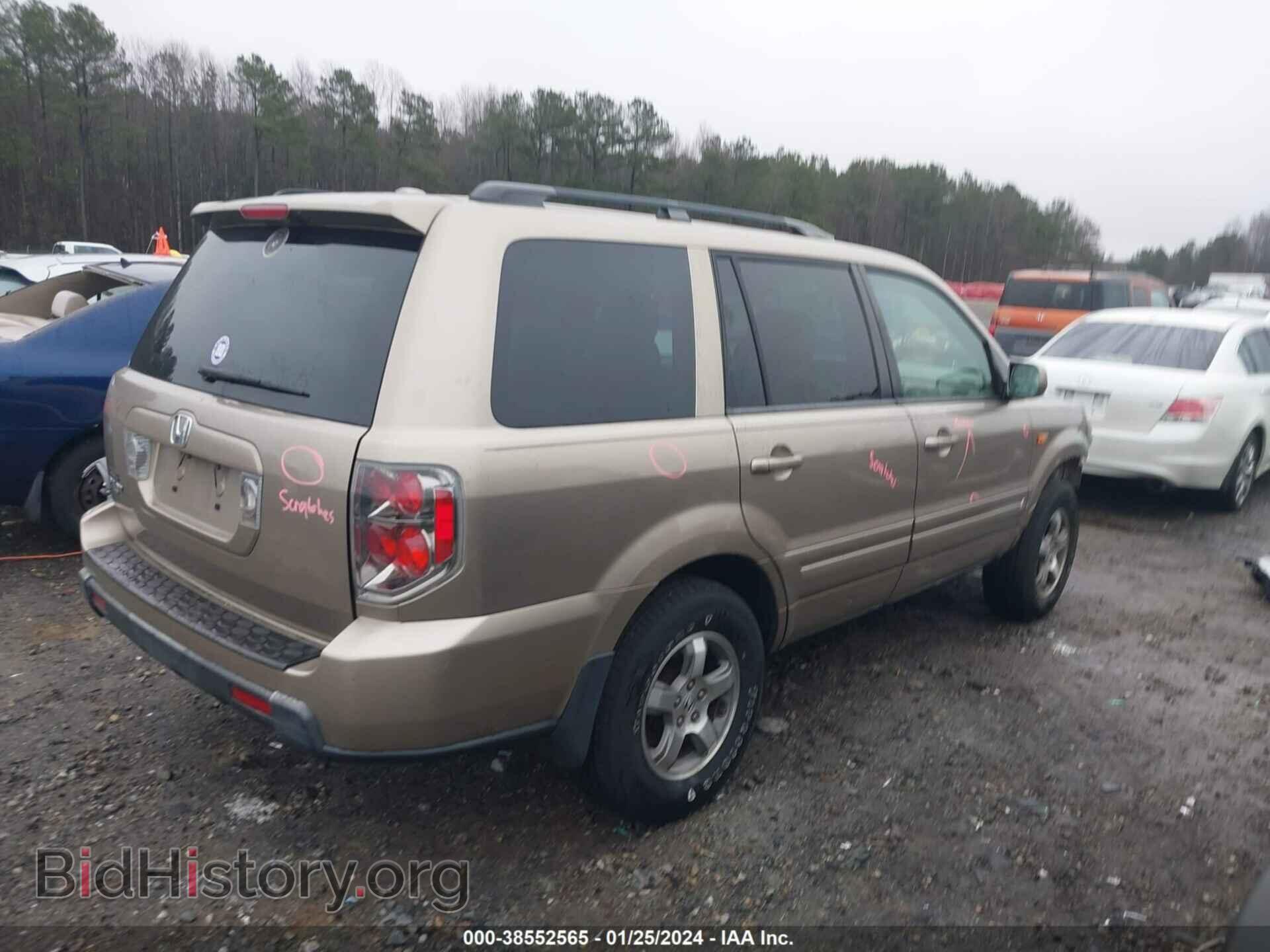 2007 HONDA PILOT - VIN: 5FNYF28537B000180 - Фото 4