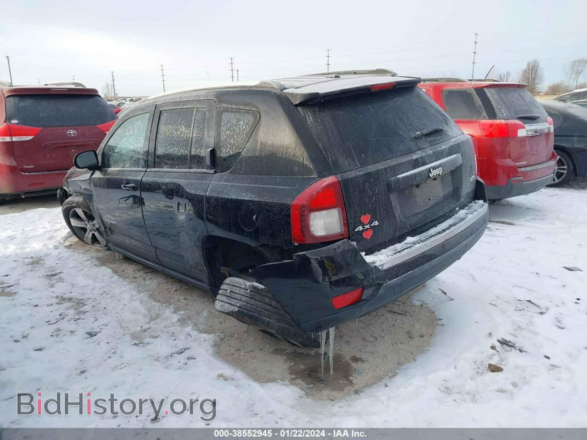 2016 JEEP COMPASS - VIN: 1C4NJDEB7GD696931 - Фото 3
