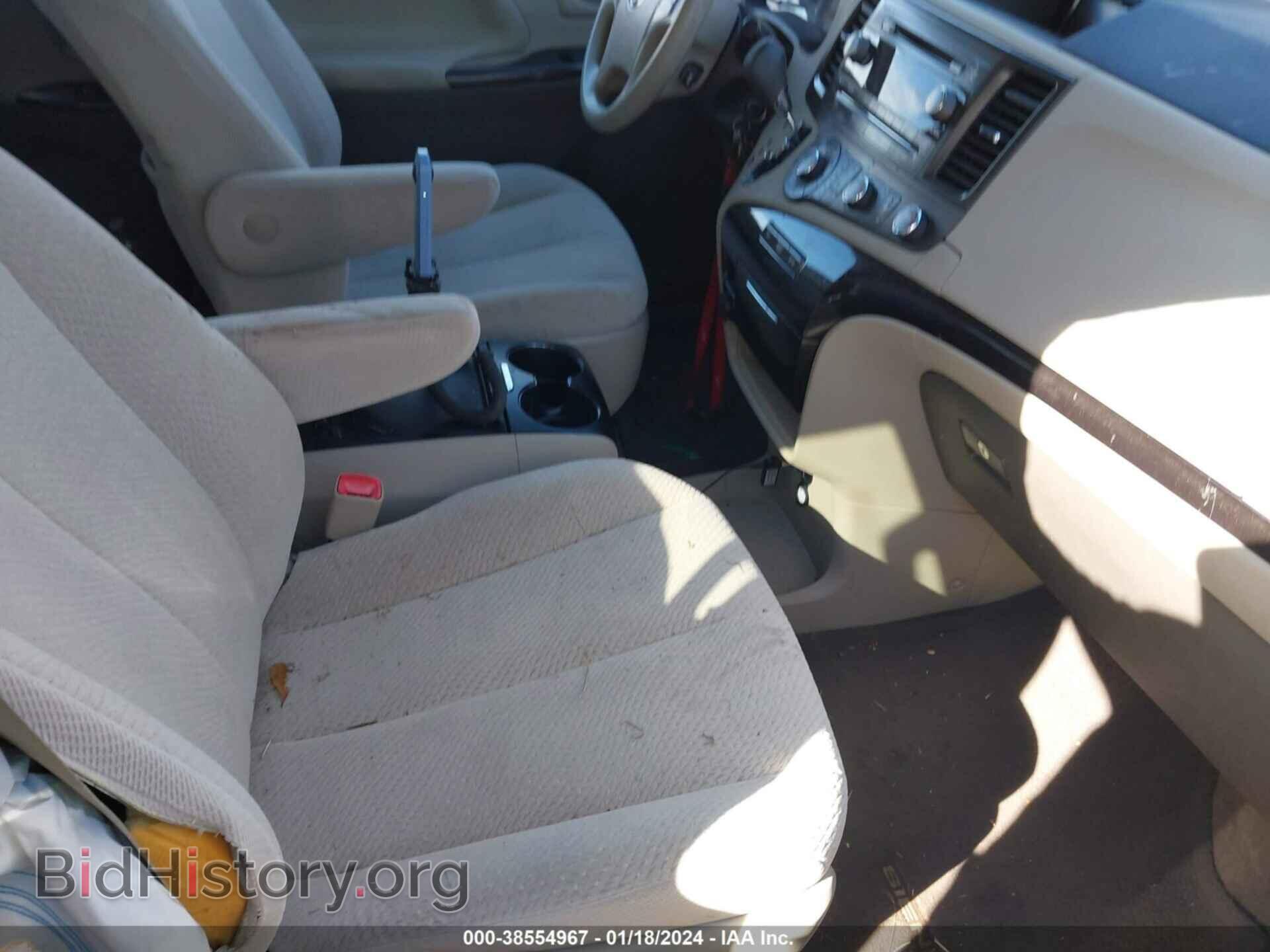 2012 TOYOTA SIENNA - VIN: 5TDKK3DC6CS264382 - Фото 5