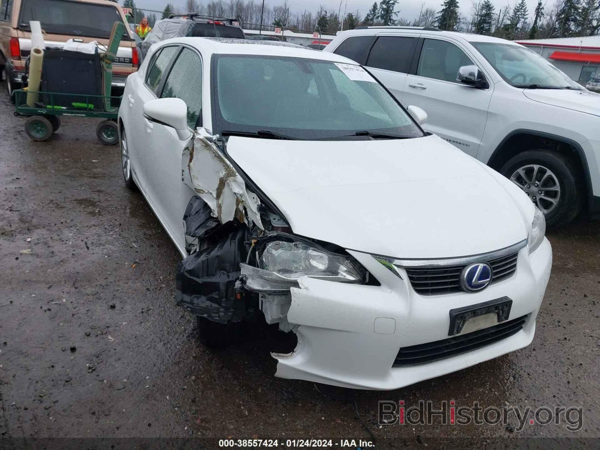 Photo JTHKD5BHXC2066124 - LEXUS CT 200H 2012