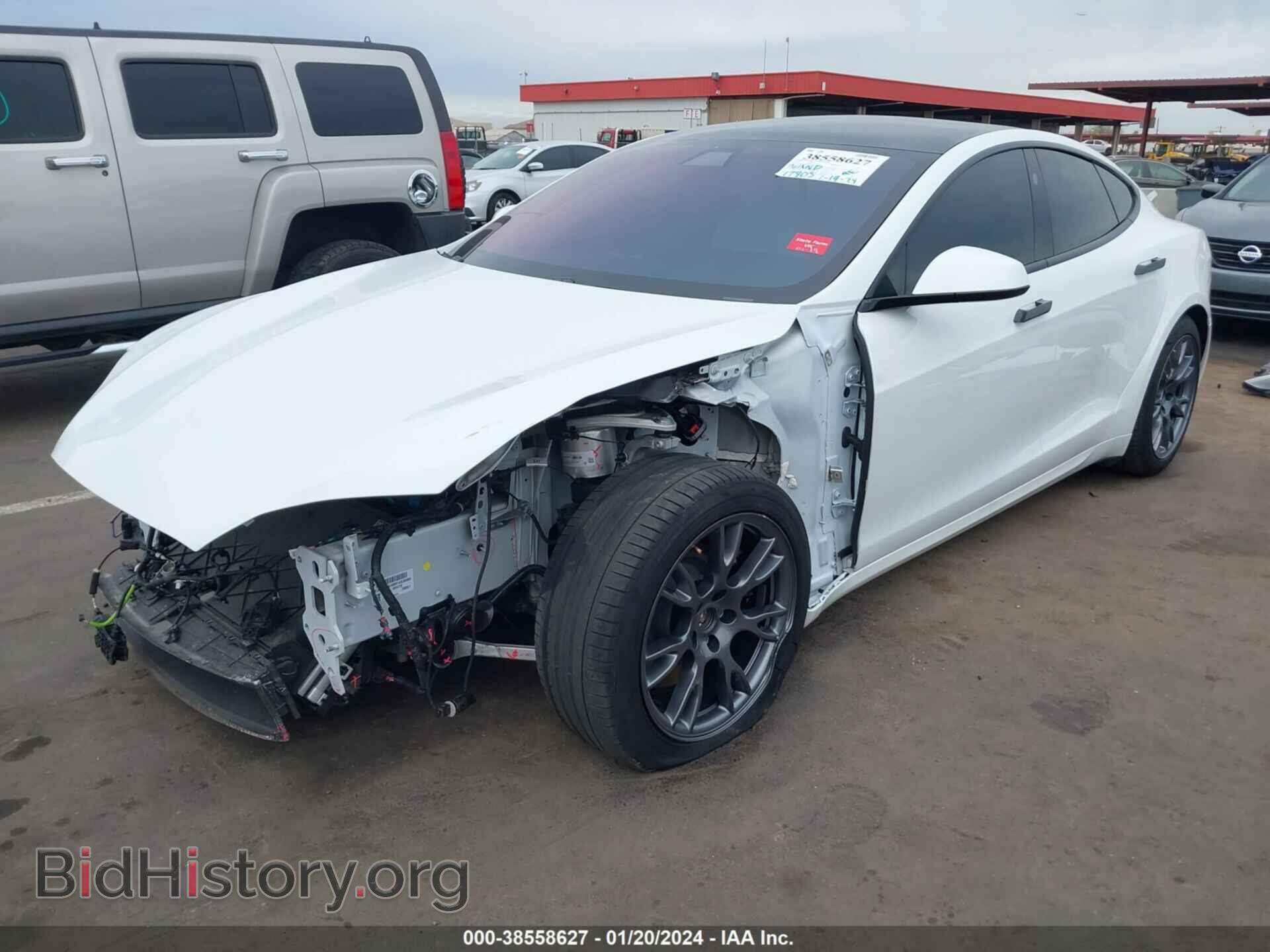 2021 TESLA MODEL S - VIN: 5YJSA1E64MF453988 - Фото 2