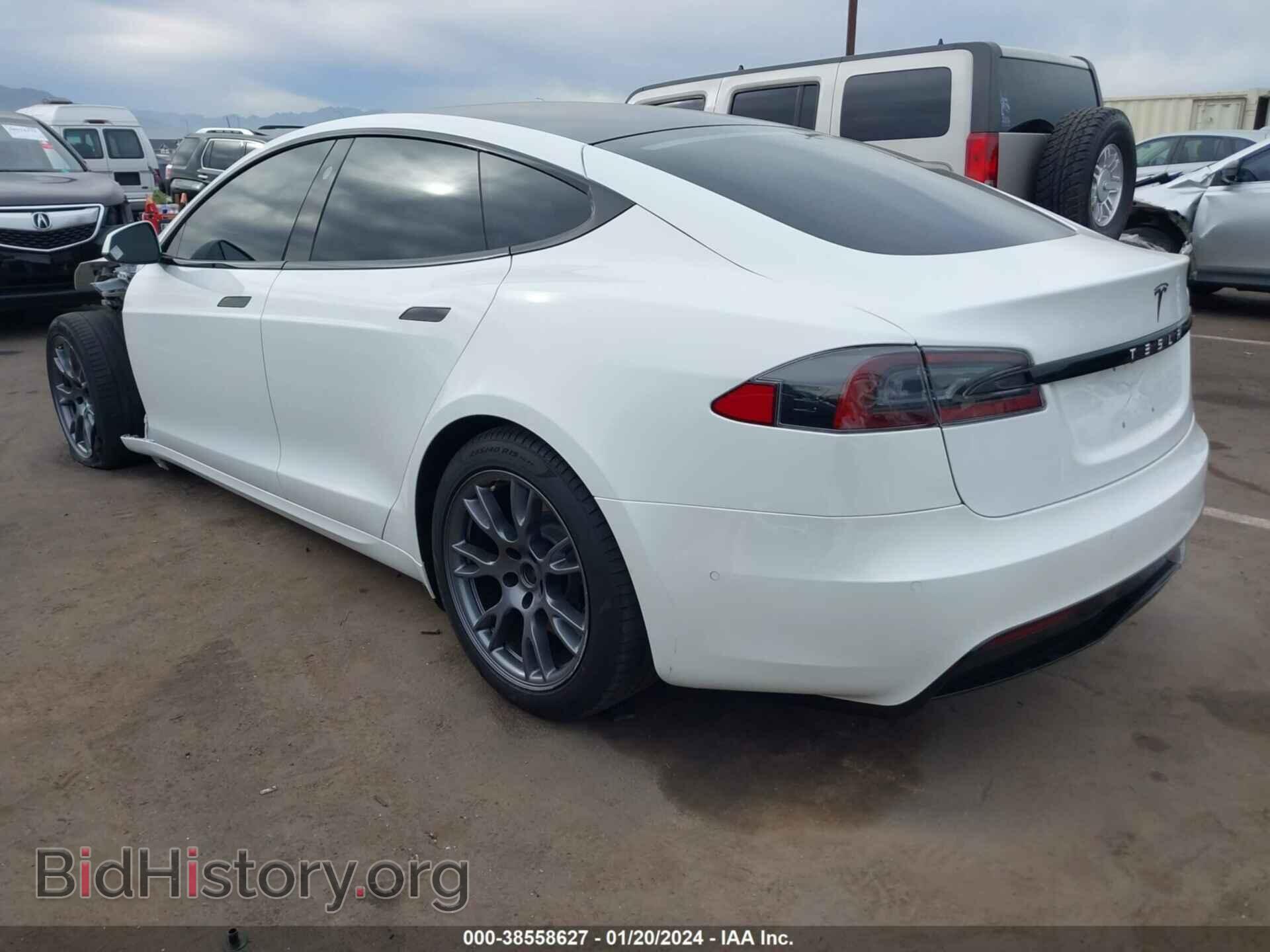 2021 TESLA MODEL S - VIN: 5YJSA1E64MF453988 - Фото 3
