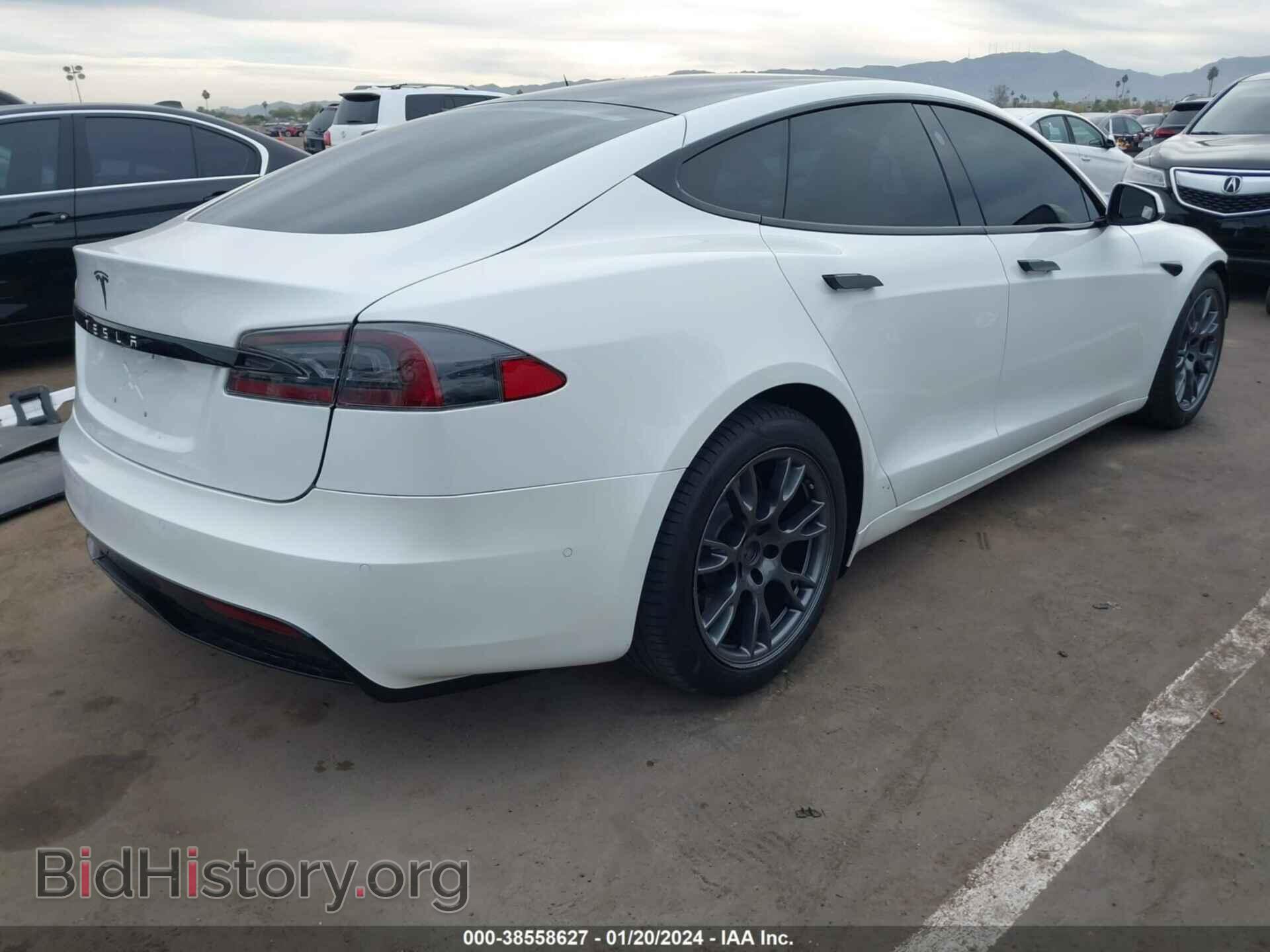2021 TESLA MODEL S - VIN: 5YJSA1E64MF453988 - Фото 4