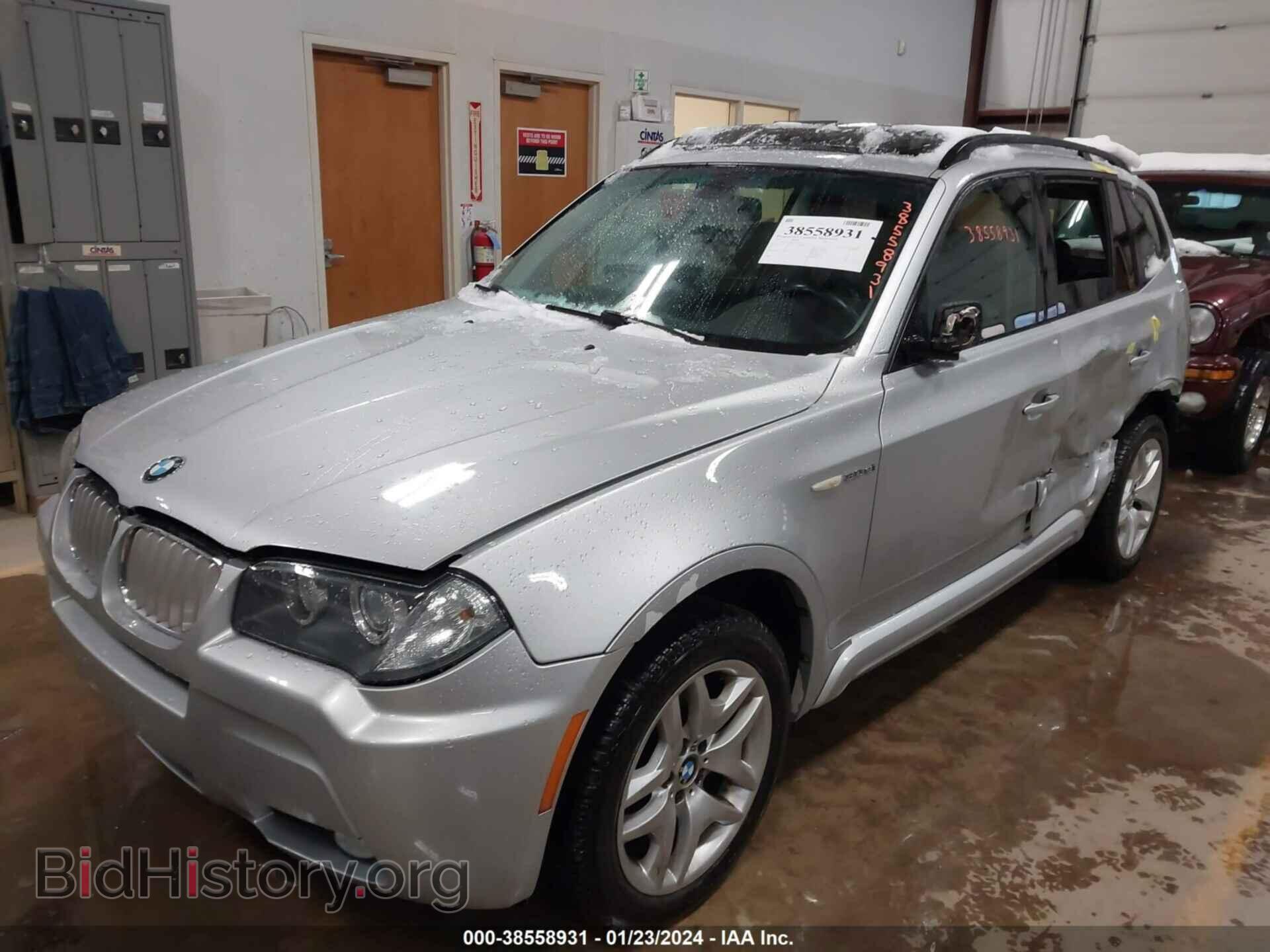 2007 BMW X3 - VIN: WBXPC93467WF02100 - Фото 2