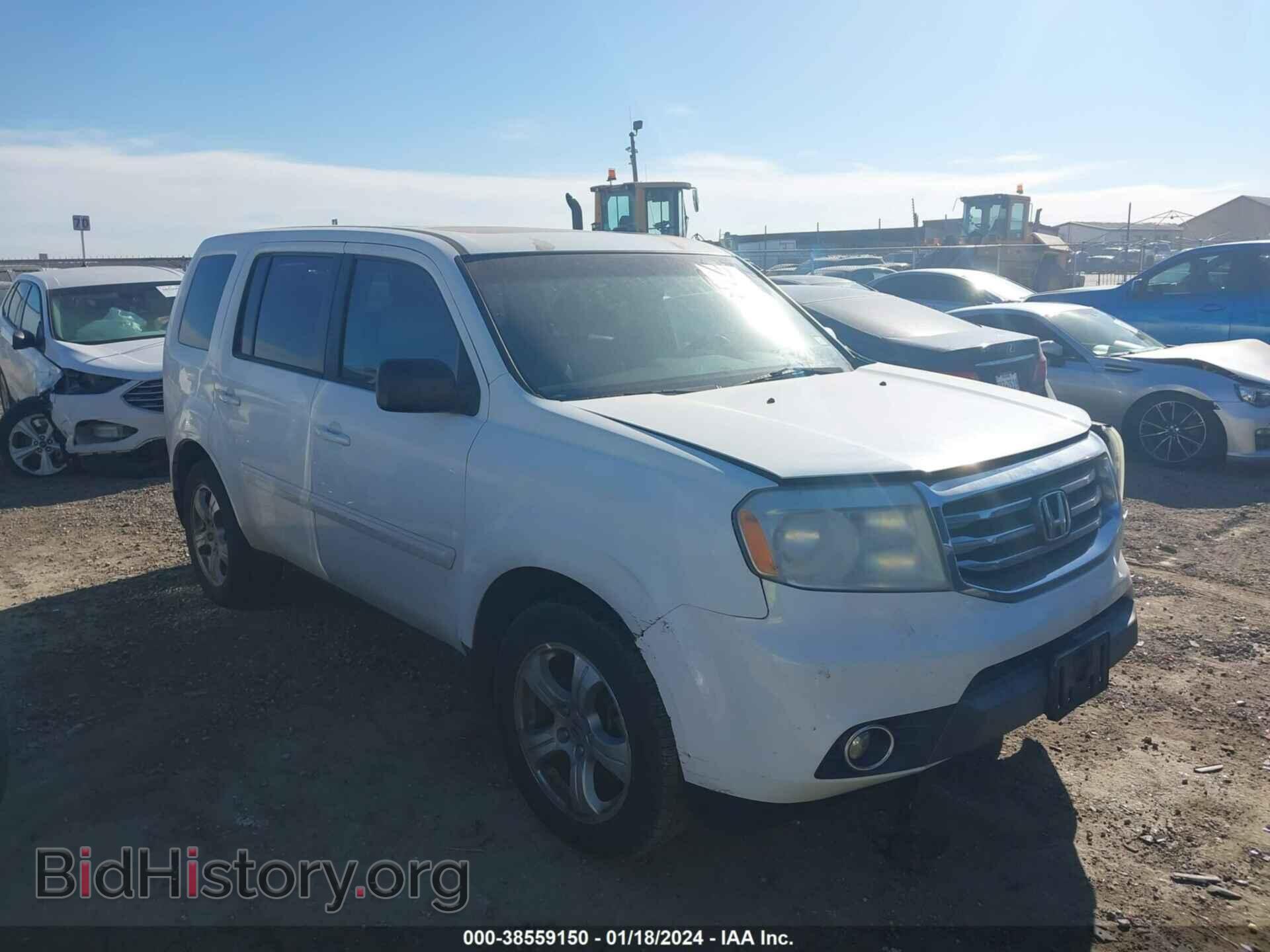 Photo 5FNYF3H53CB038721 - HONDA PILOT 2012