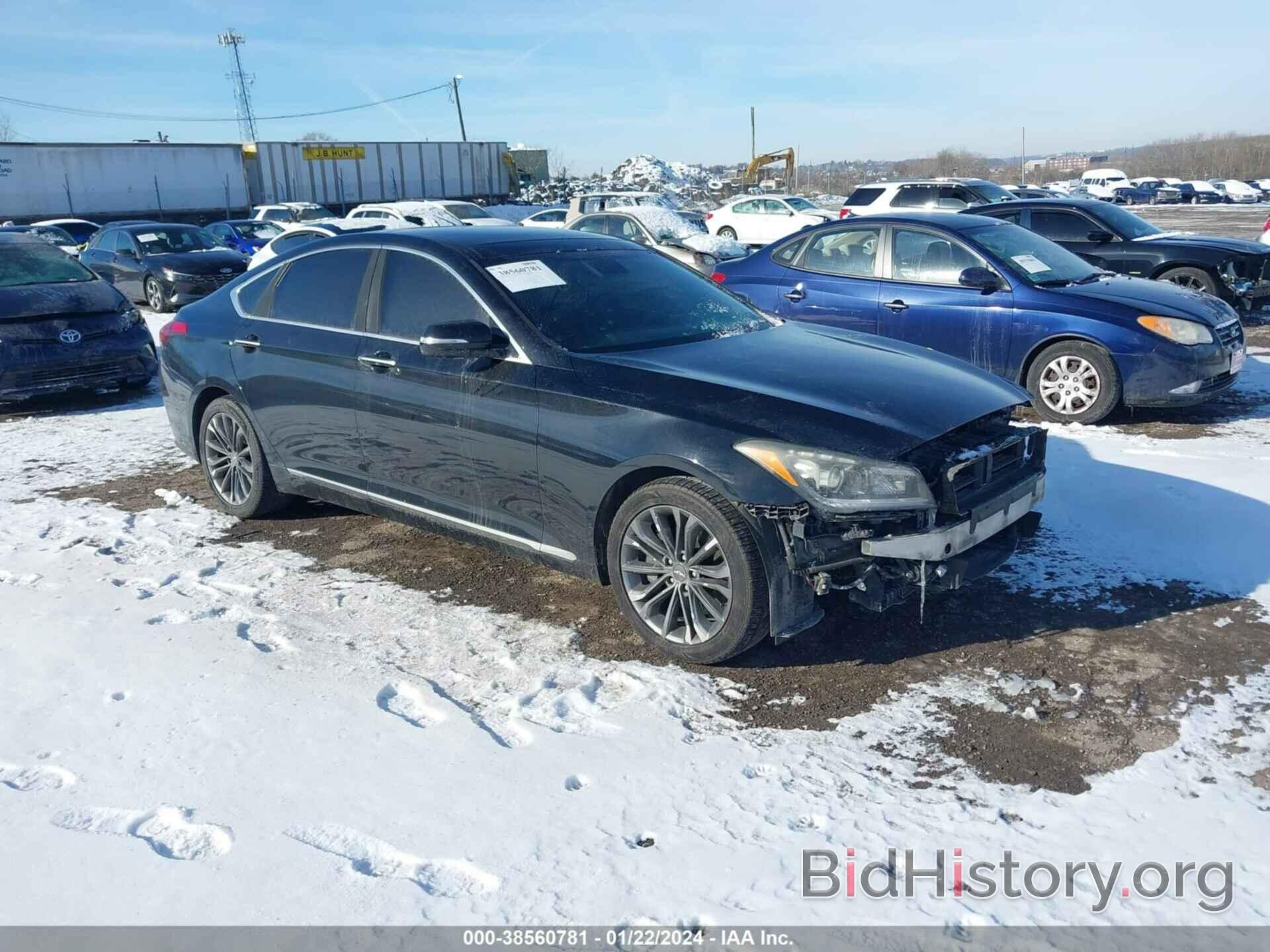 Photo KMHGN4JE7FU018512 - HYUNDAI GENESIS 2015