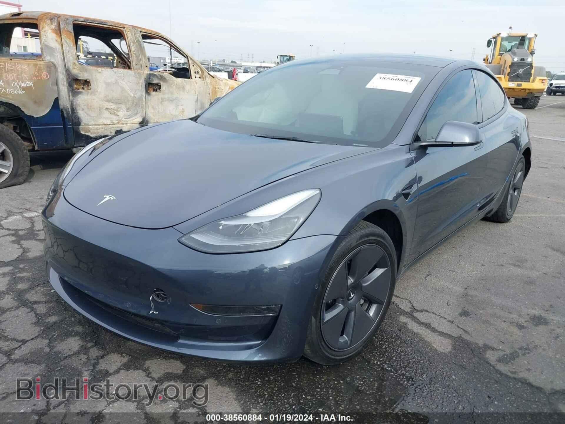 2022 TESLA MODEL 3 - VIN: 5YJ3E1EA3NF347126 - Фото 2