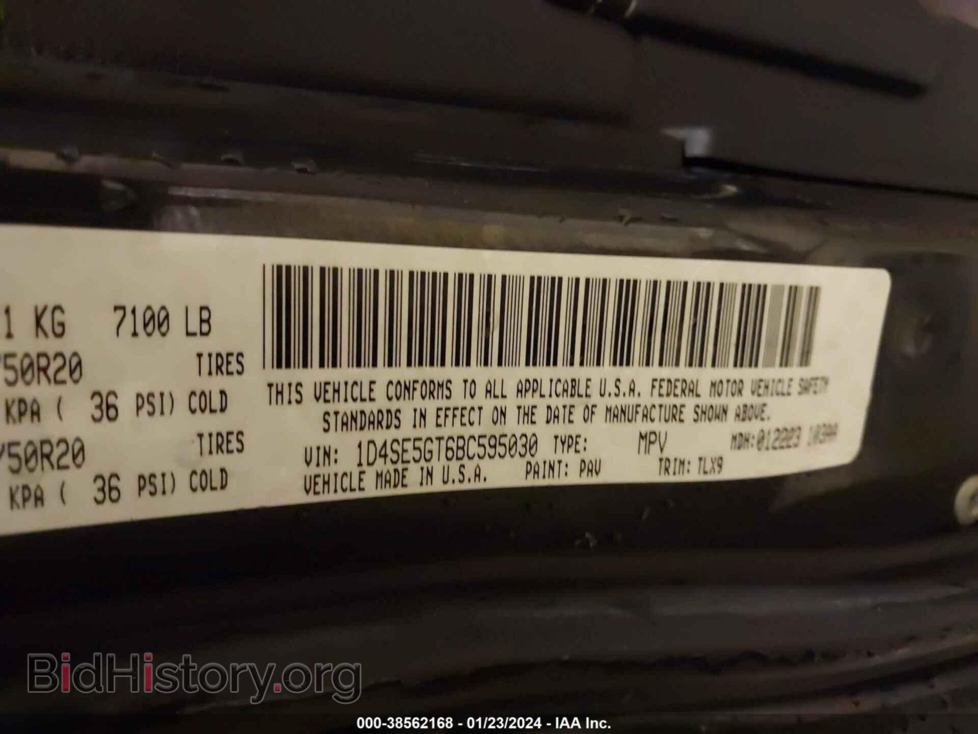 2011 DODGE DURANGO - VIN: 1D4SE5GT6BC595030 - Photo 9