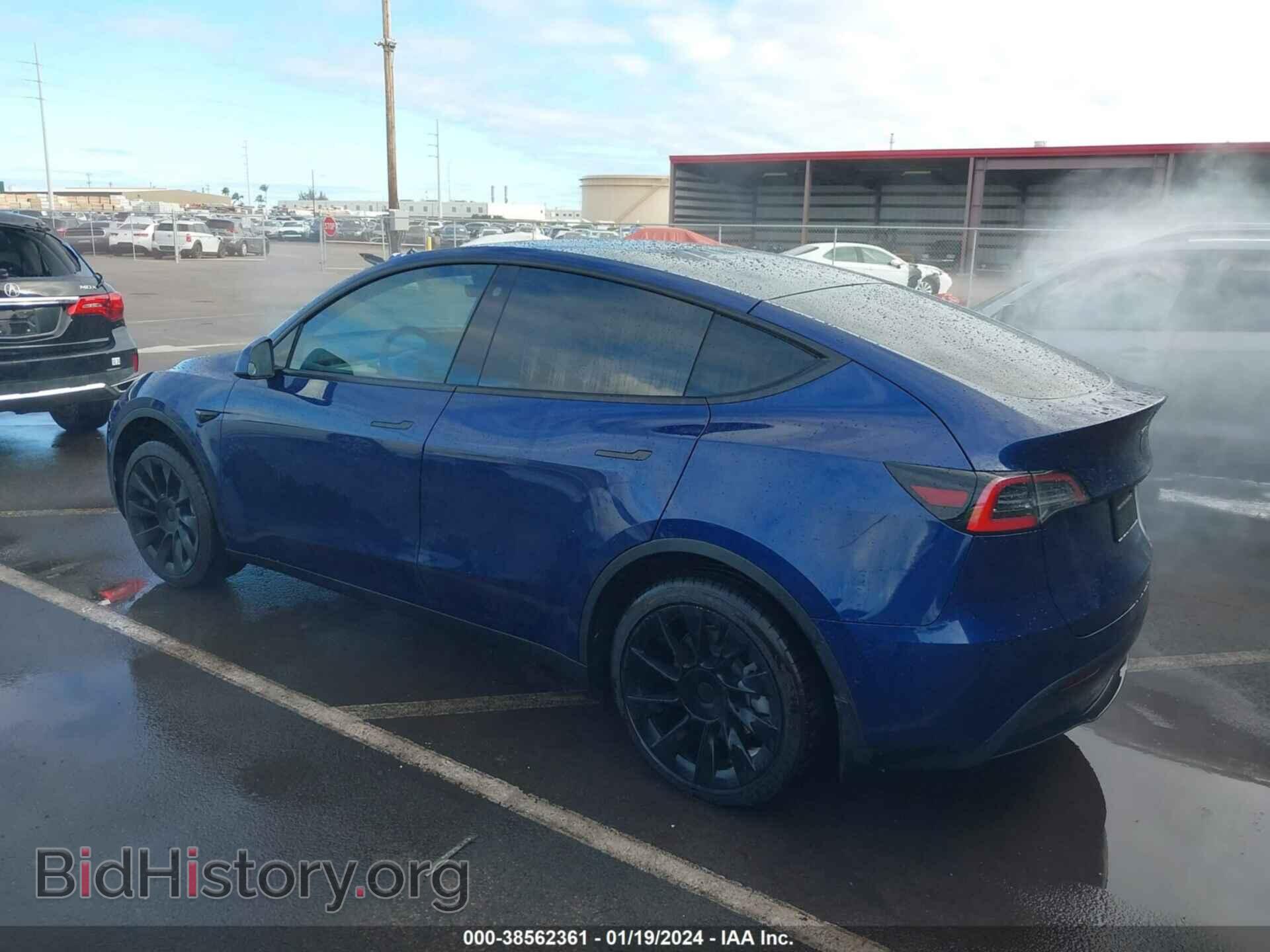 2021 TESLA MODEL Y - VIN: 5YJYGDEDXMF124687 - Фото 3