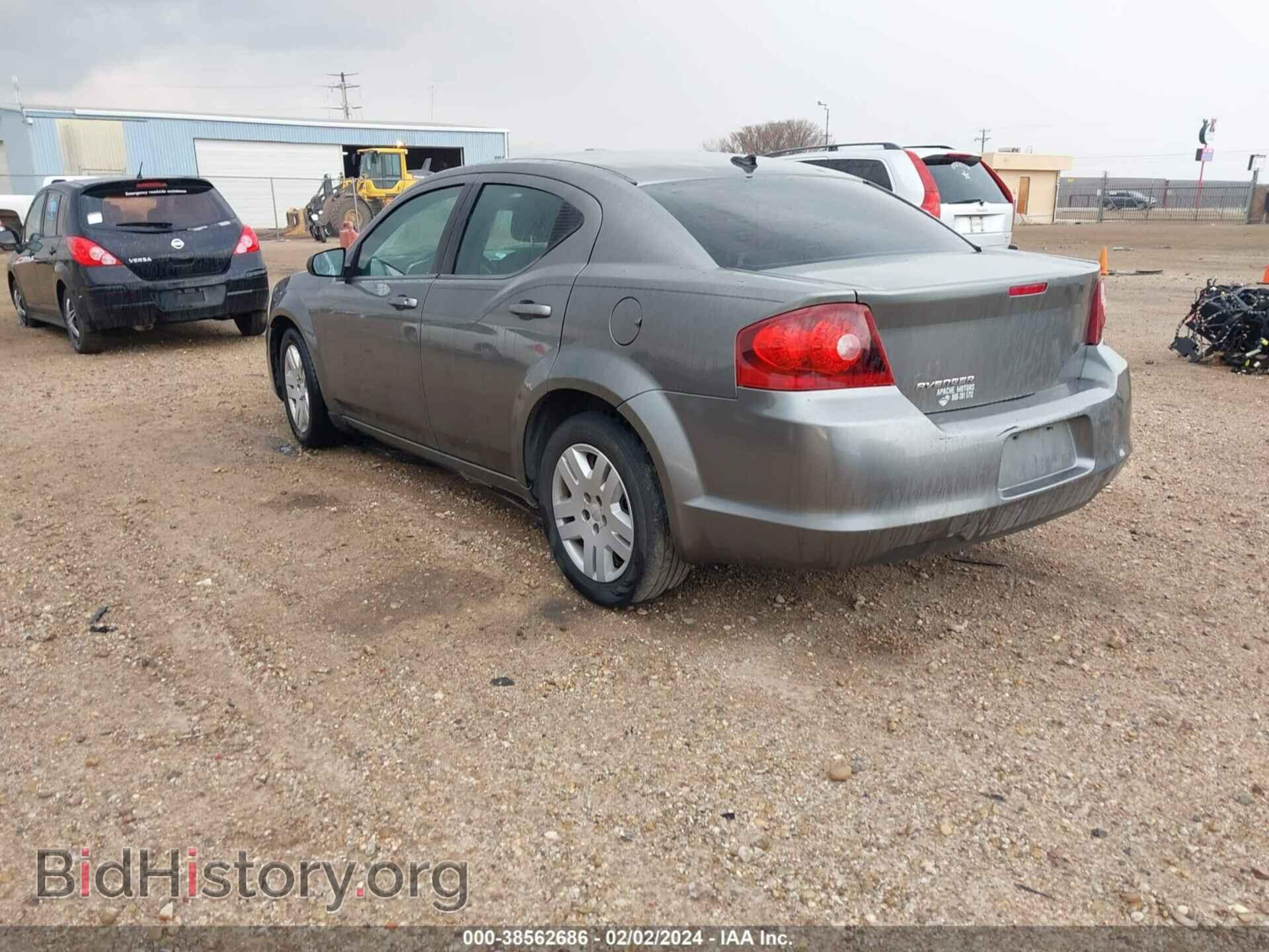 2012 DODGE AVENGER - VIN: 1C3CDZAB1CN165458 - Фото 3