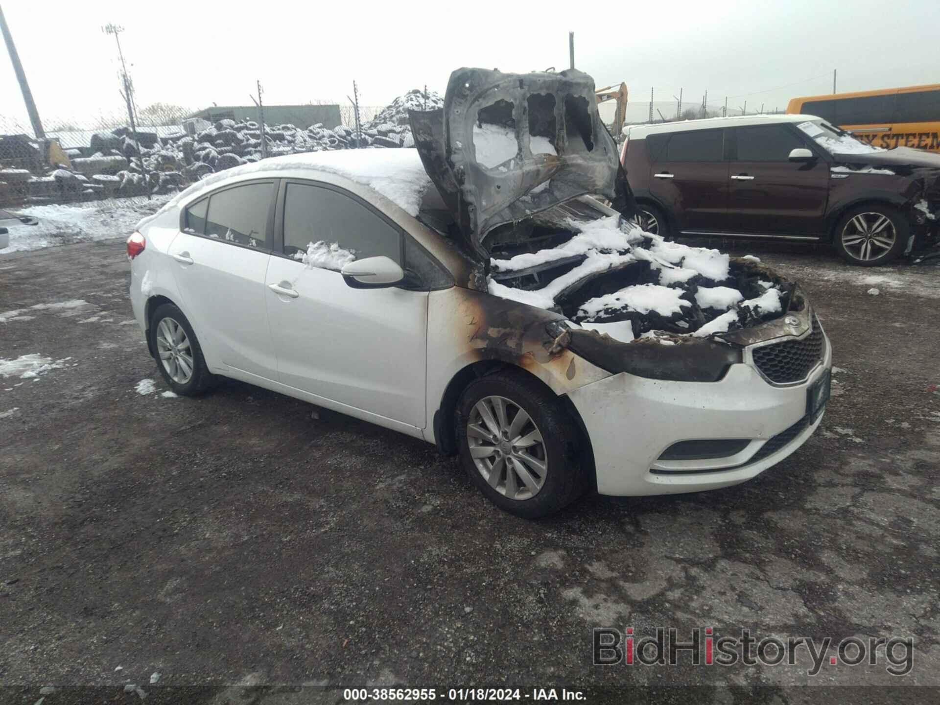 Photo KNAFX4A64E5219888 - KIA FORTE 2014